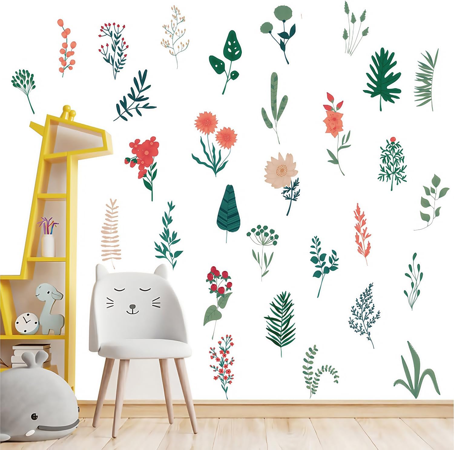 Floral Wall Decals for Baby Nursery and Toddler Room