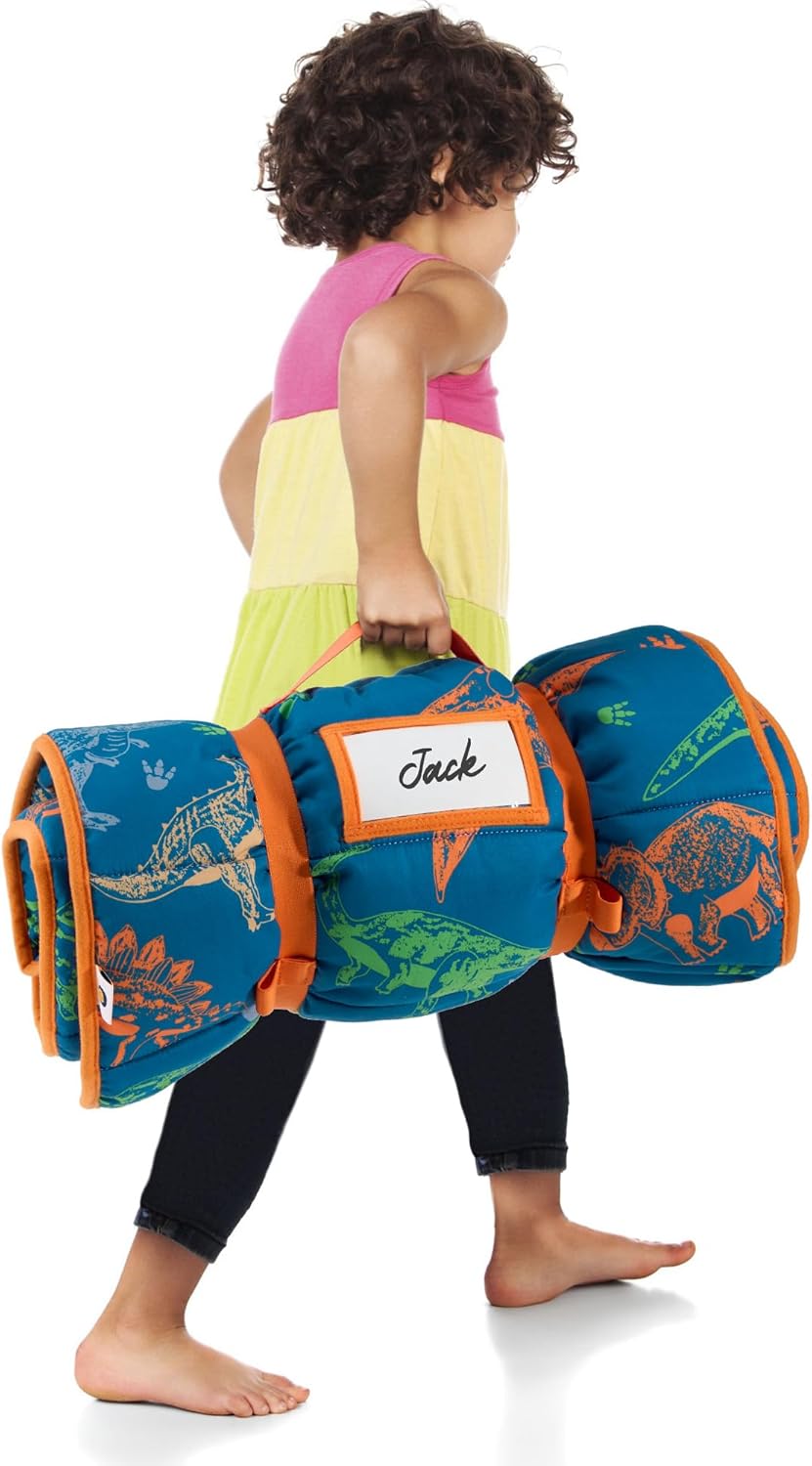 Deppon Toddler Nap Mat with Pillow and Blanket