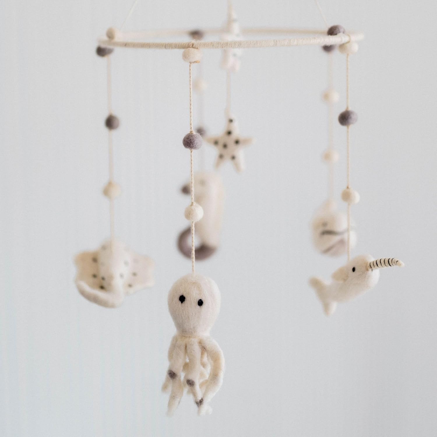 Pehr Classic Wool Felt Baby Mobile - Life Aquatic