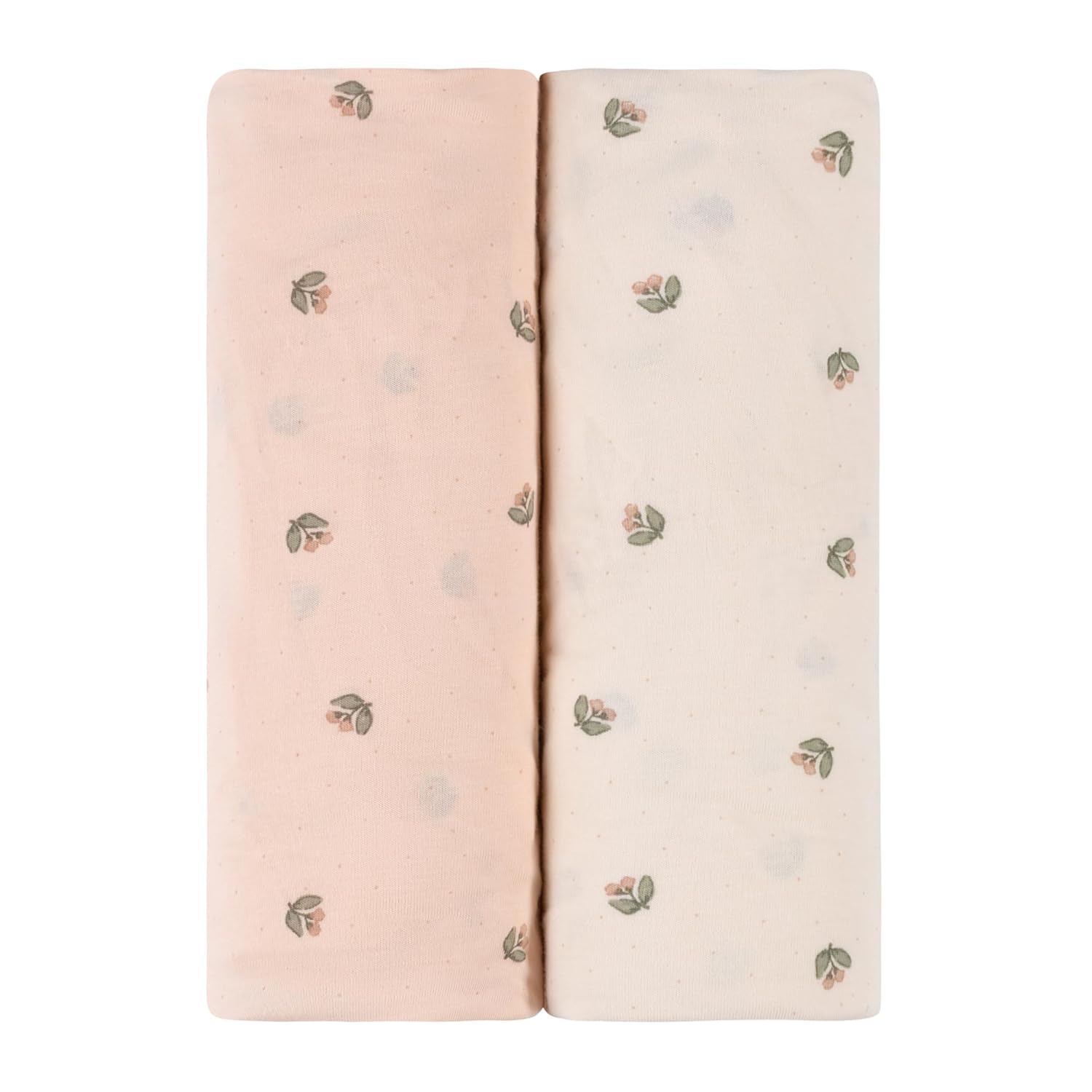 Elys Co Changing Pad Covers 2 Pack Pink Vintage Floral