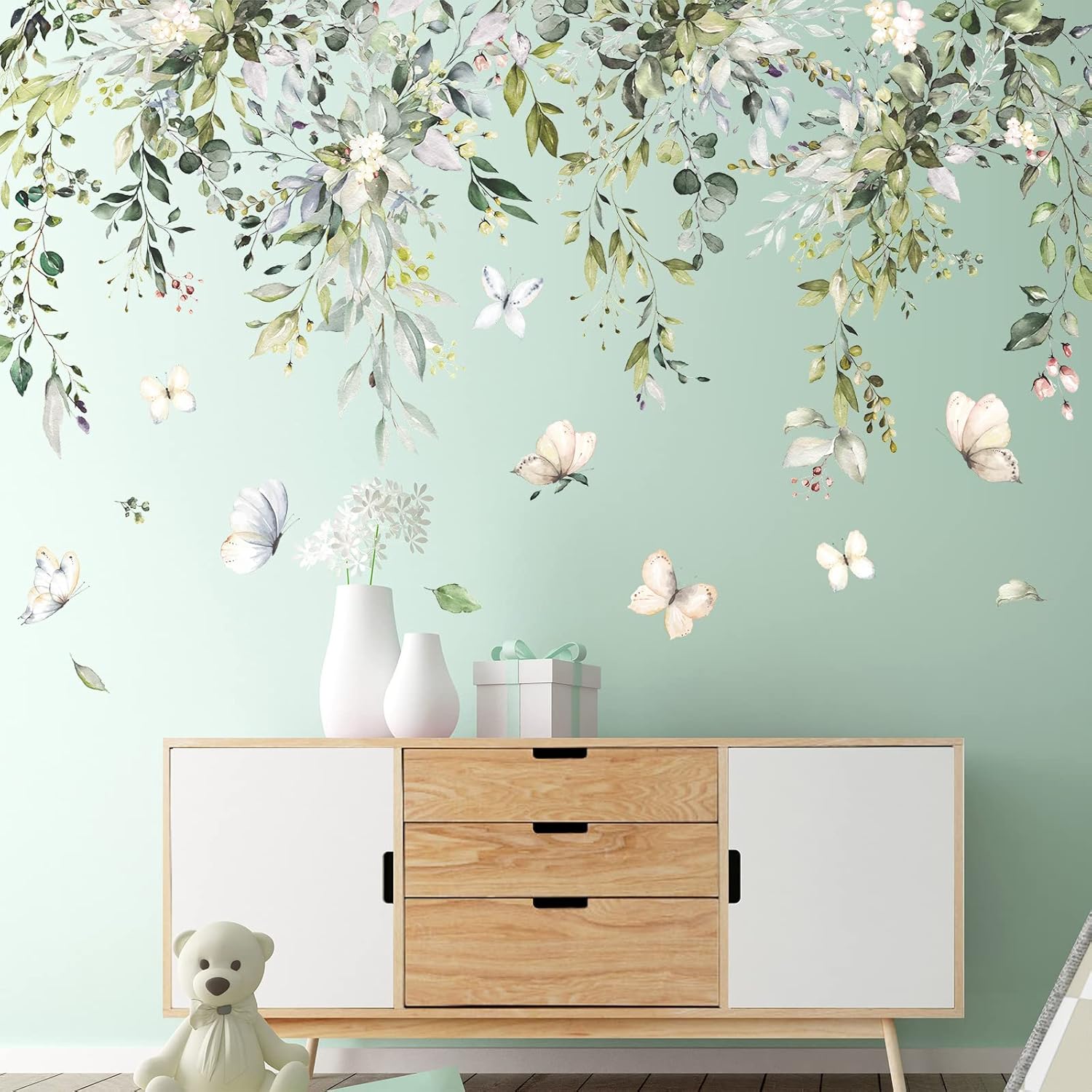 Amaonm 3D Rainforest Plants Wall Stickers
