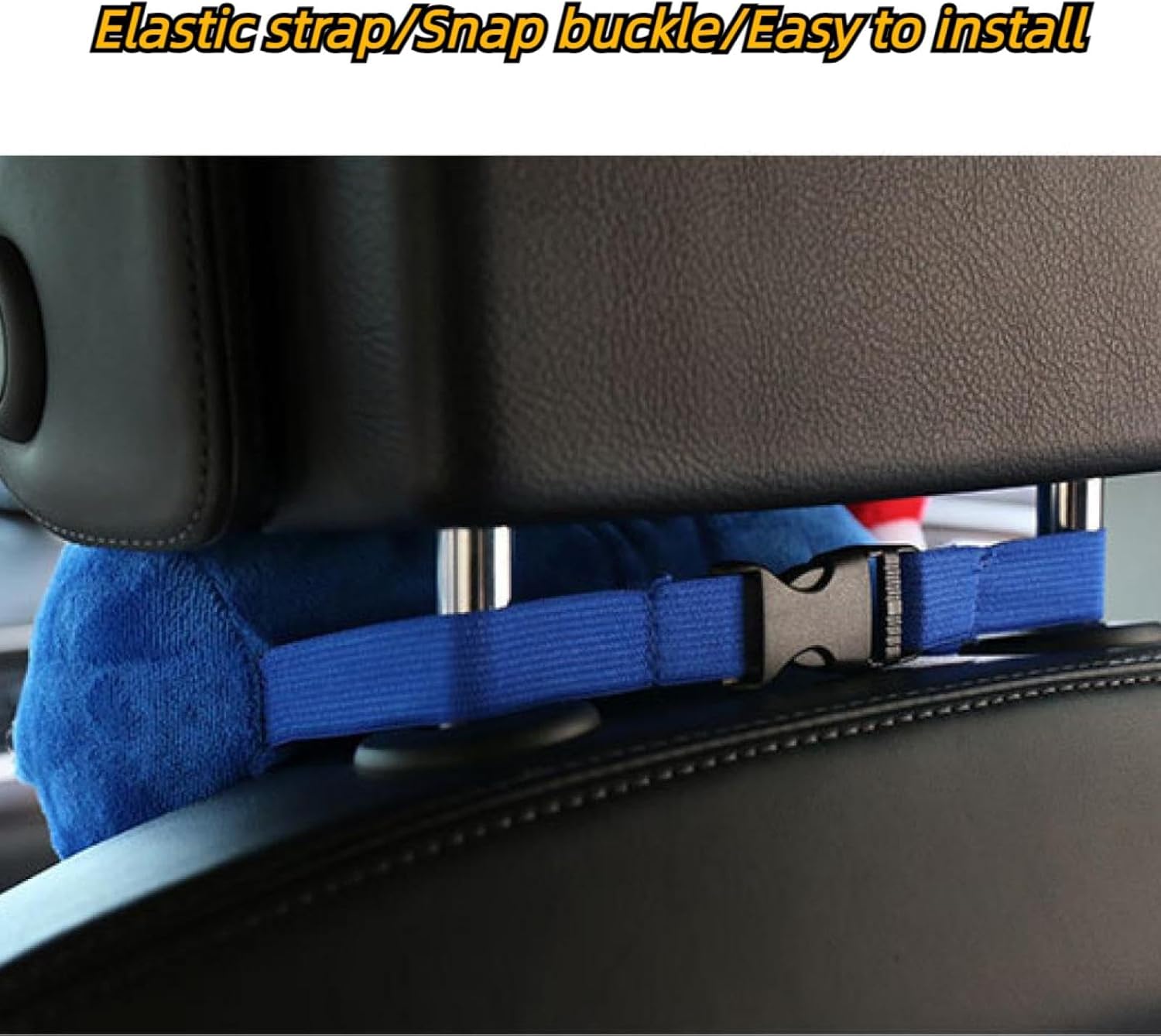 Car Seat Headrest Neck Pillow Black
