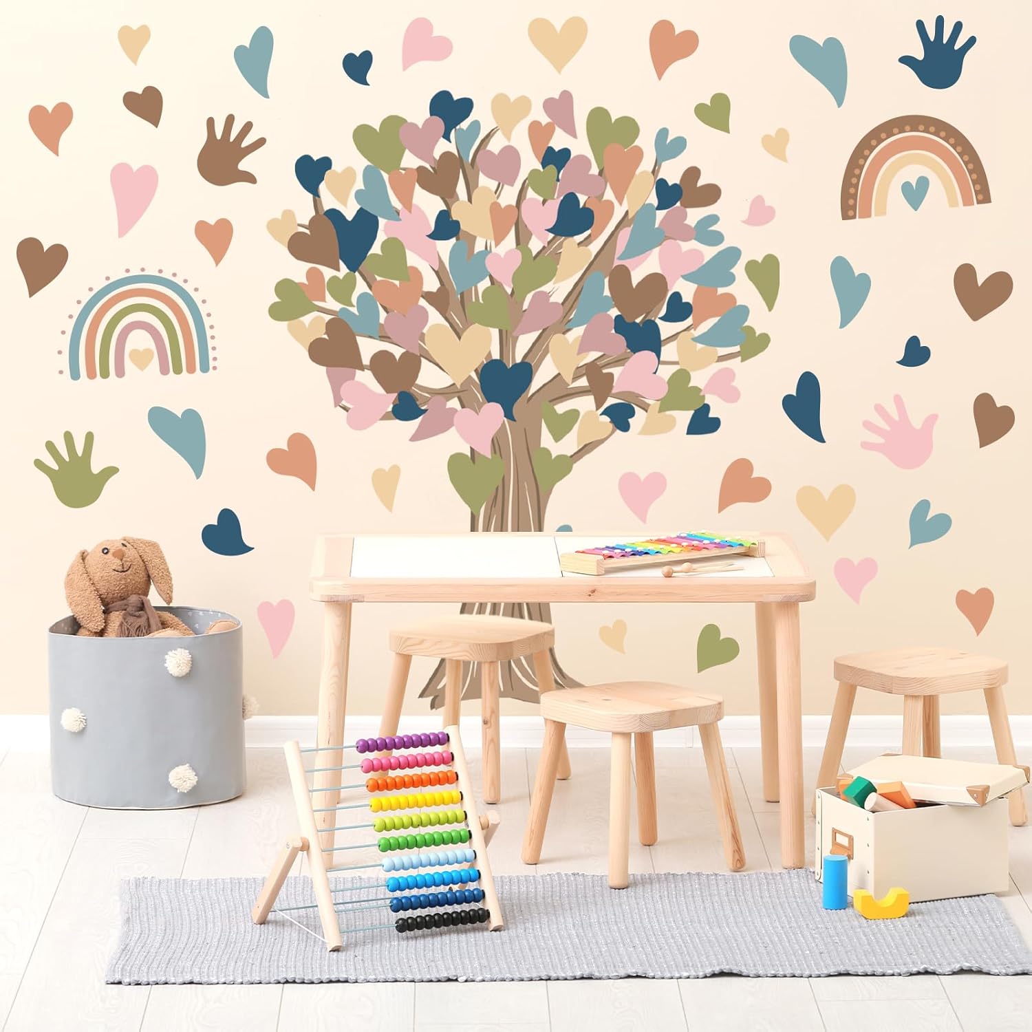 Boho Tree Wall Stickers for Classroom Decor