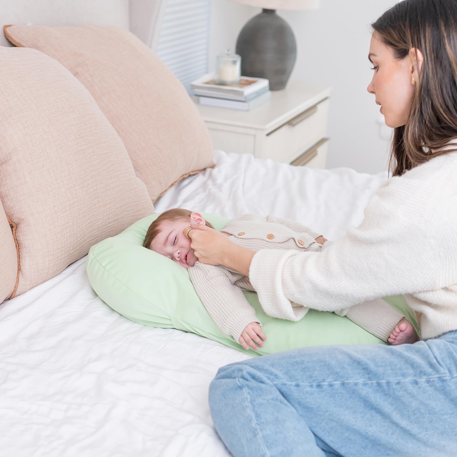 Snugglekid 100 Waterproof Baby Lounger Cover Sage