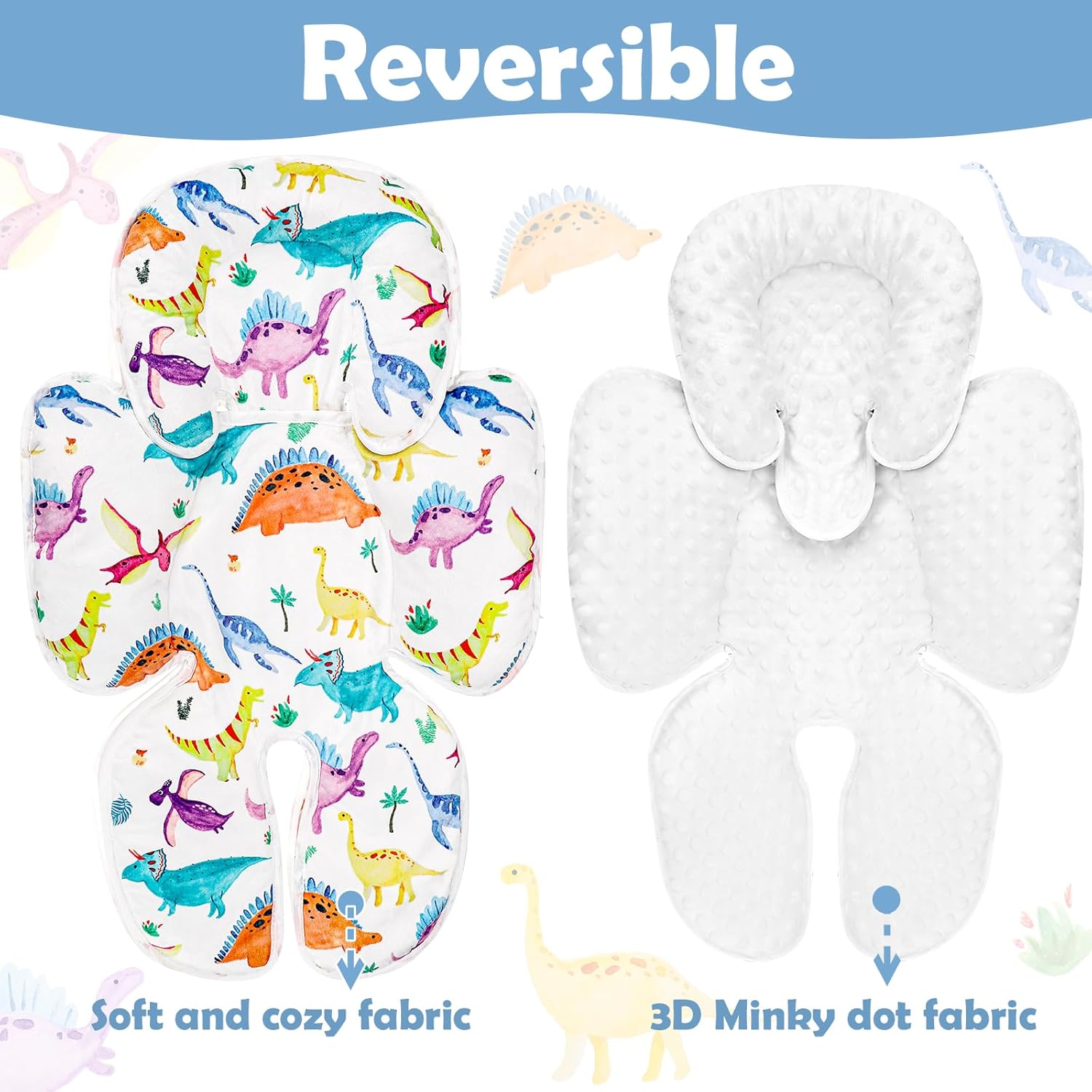 SWESEN Baby Car Seat Head and Body Support