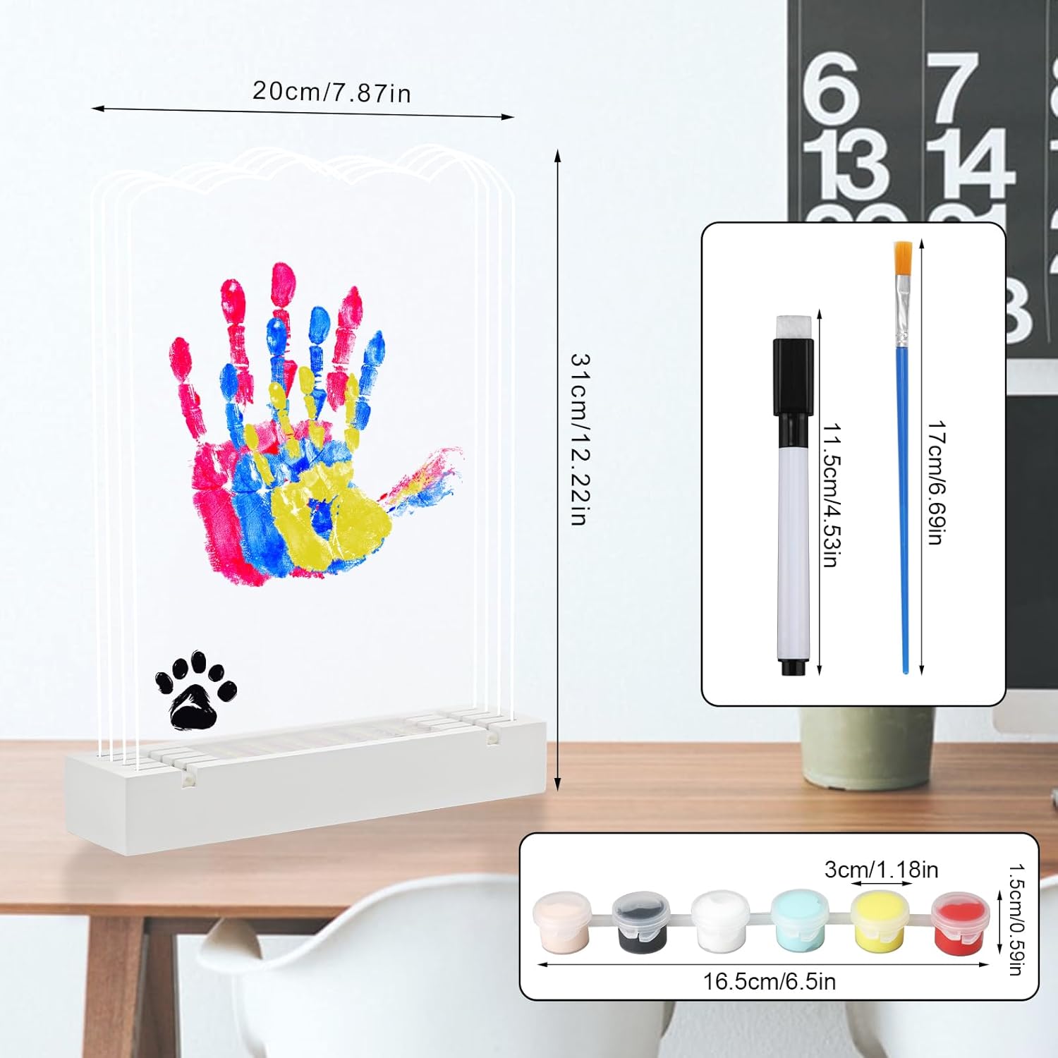 DIY Family Handprint Kit with Night Light