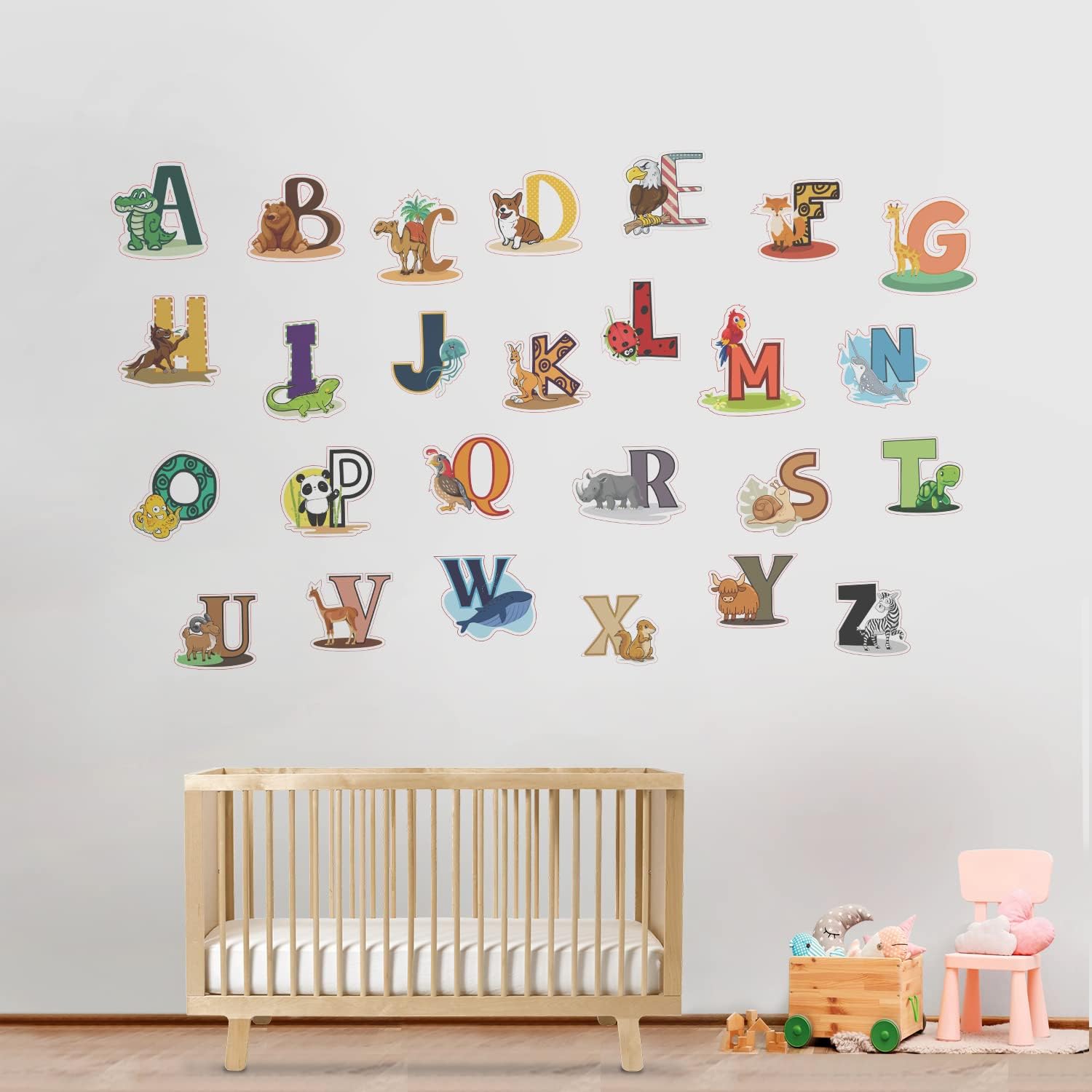 DEKOSH Alphabet Wall Decals for Kids