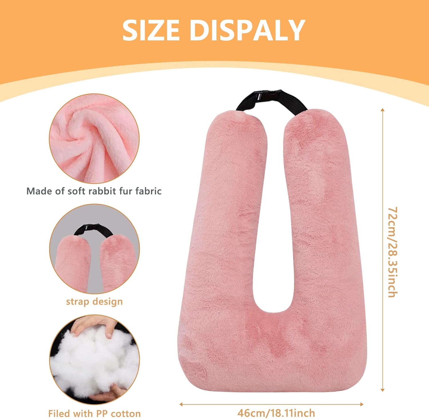 U-Shaped Travel Pillow for Car and Plane Comfort