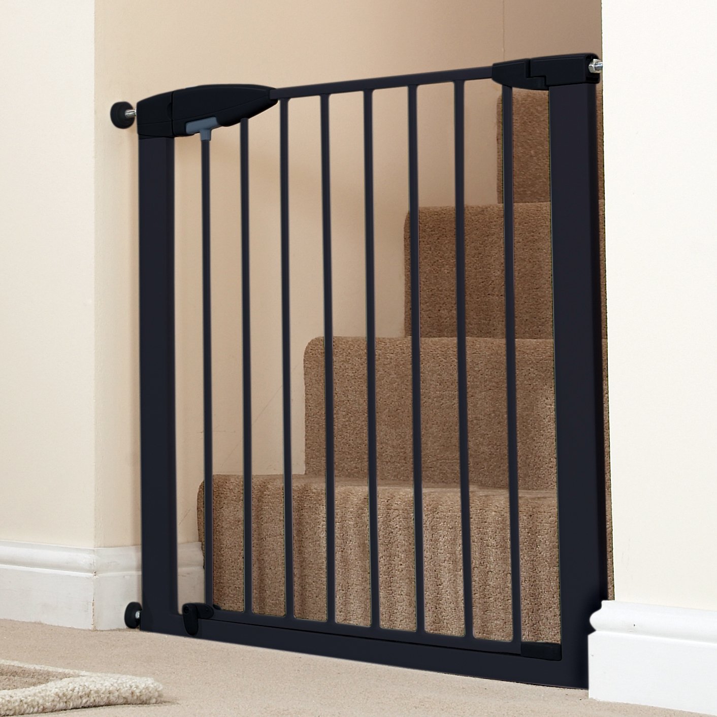 Munchkin Easy Close XL Metal Baby Gate Black
