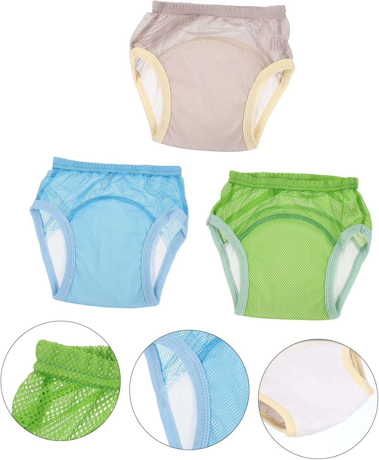 Toddler Potty Training Underwear for Boys Reusable Leak-Proof Adjustable Size