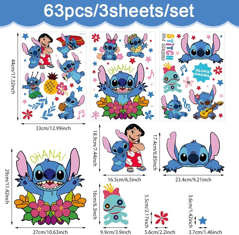 HeyAlpha Aloha Ohana Wall Stickers for Kids