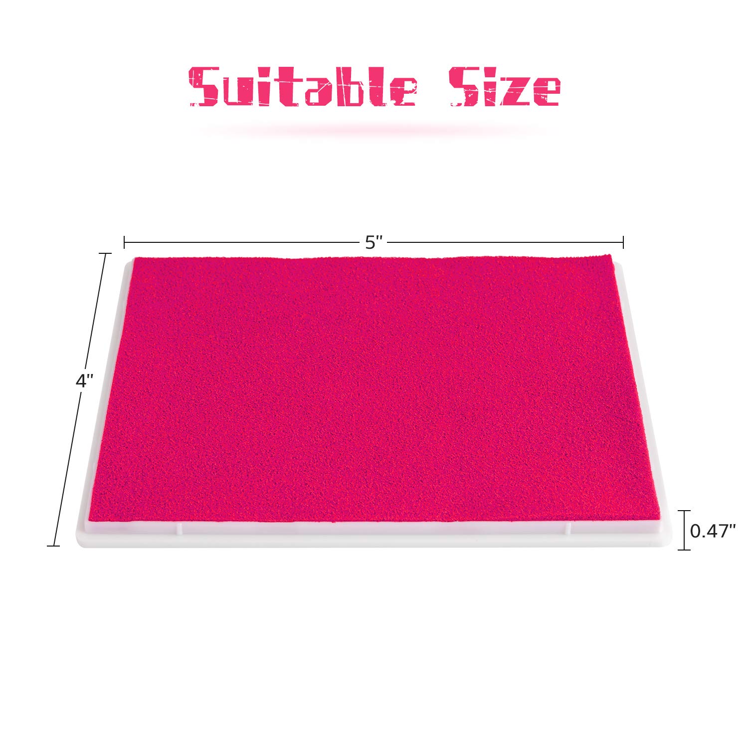 Washable Non-Toxic Ink Pad for Baby Handprint Footprint