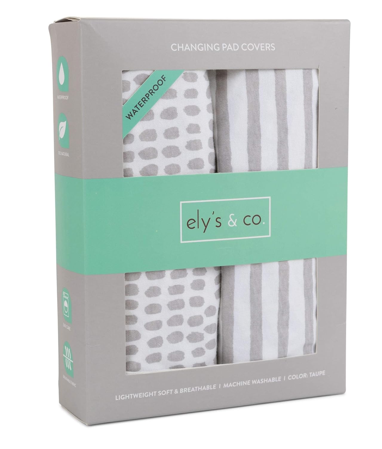 Elys Co Waterproof Bassinet Sheet Bundle