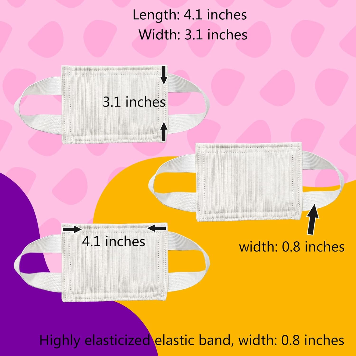 Door Silencer Cushion for Baby Quiet Close Pad 3 Pack Beige 41 x 31 Inches