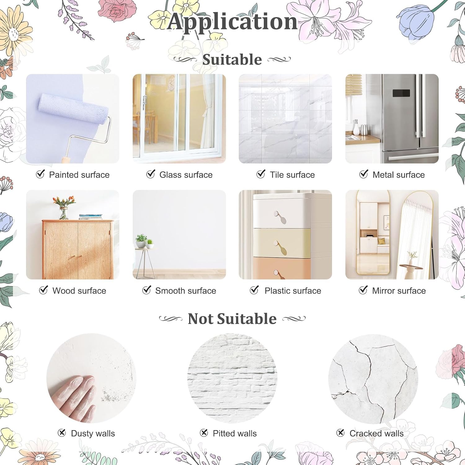 Decvictor Watercolor Jellyfish Wall Decals for Nursery Room Decor