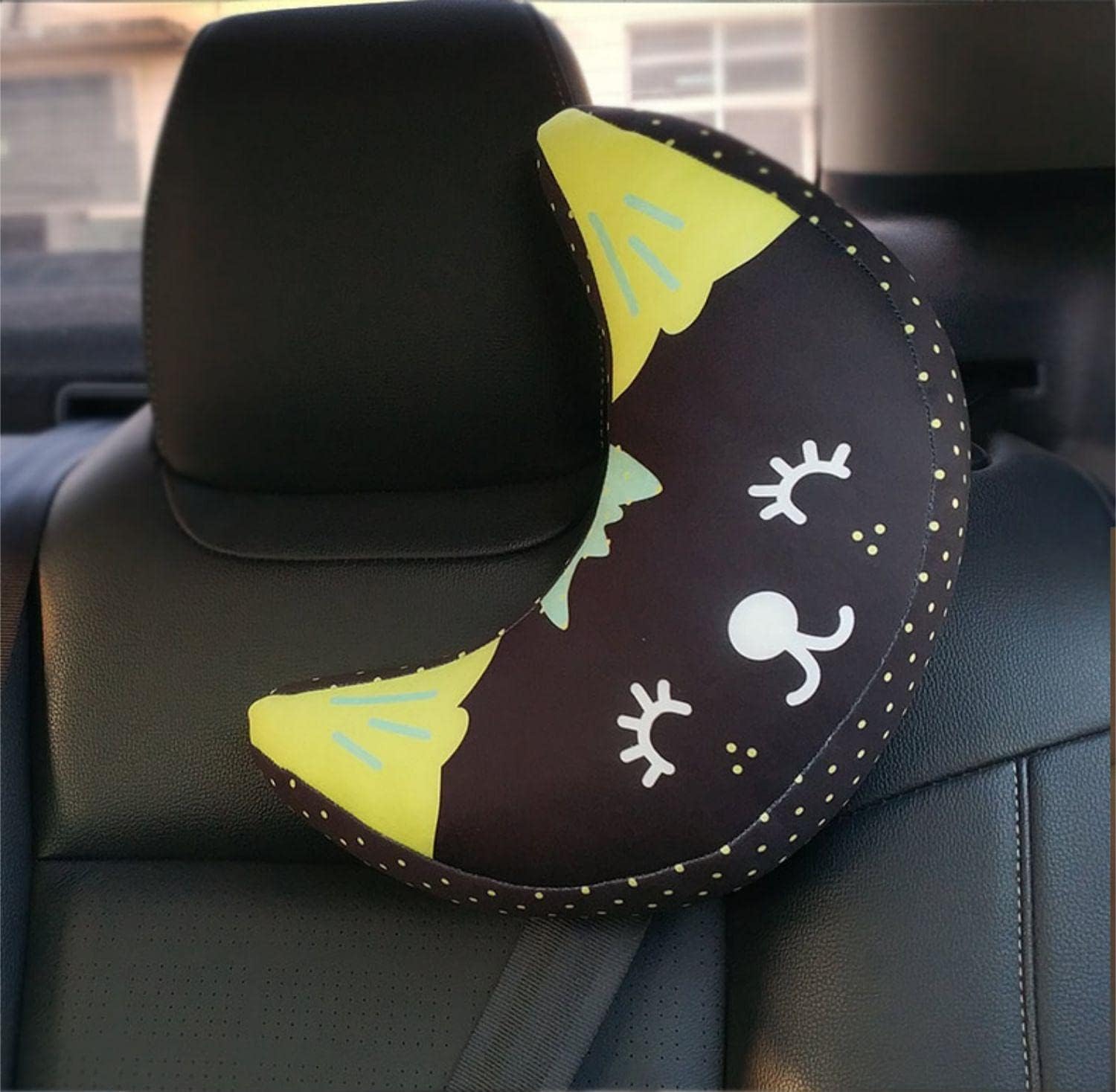Car Seat Belt Pillow Cover for Kids Neck Support Protector Pad Soft Head Cushion Auto Travel Pillow