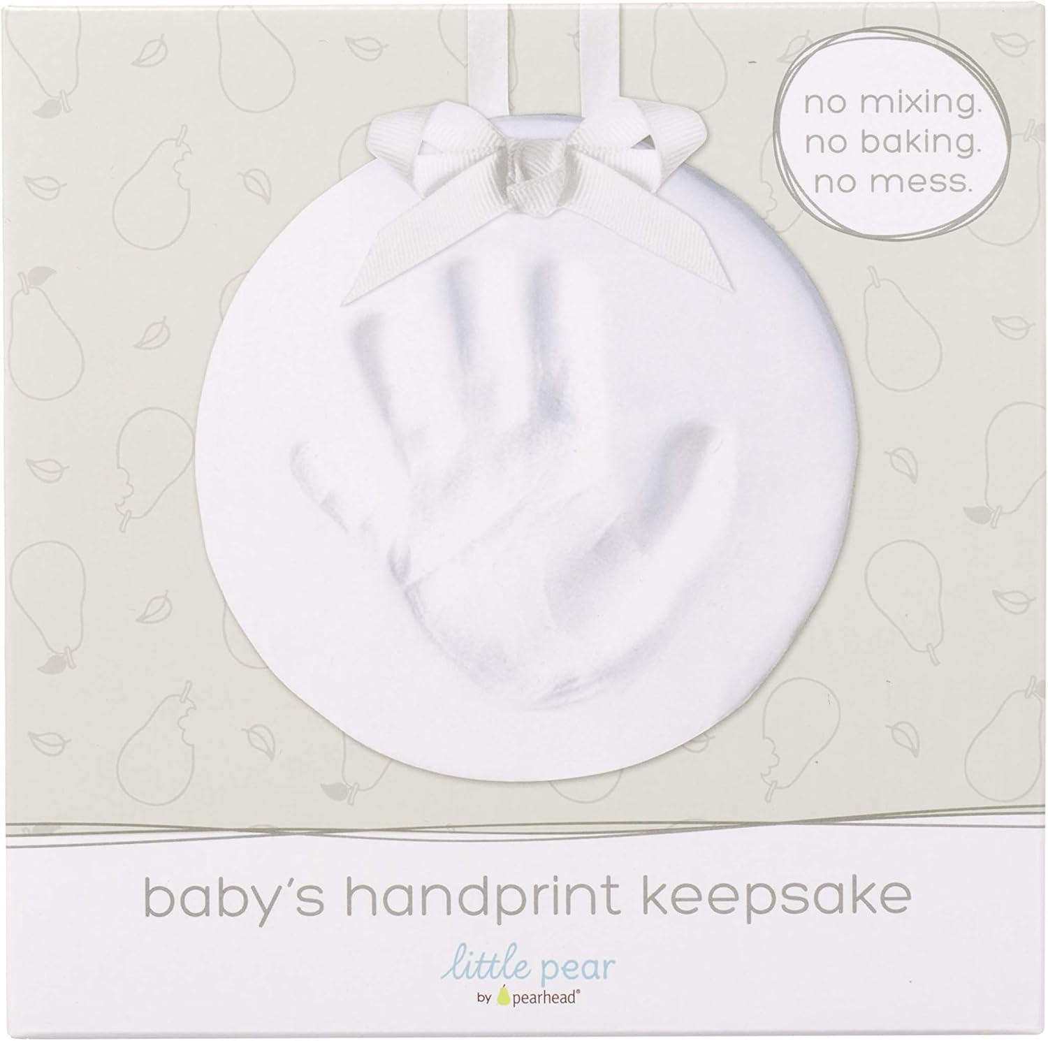 Little Pear Hanging Babys Print Keepsake Ornament