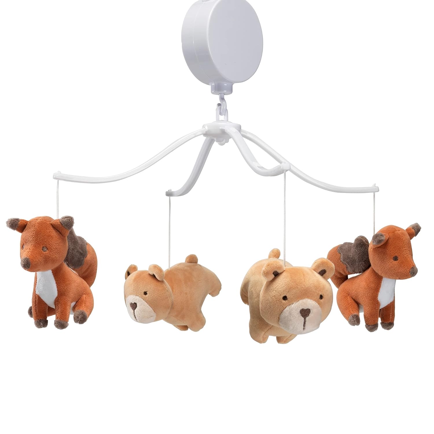 Animal Alphabet Bear Fox Musical Crib Mobile Soother Toy