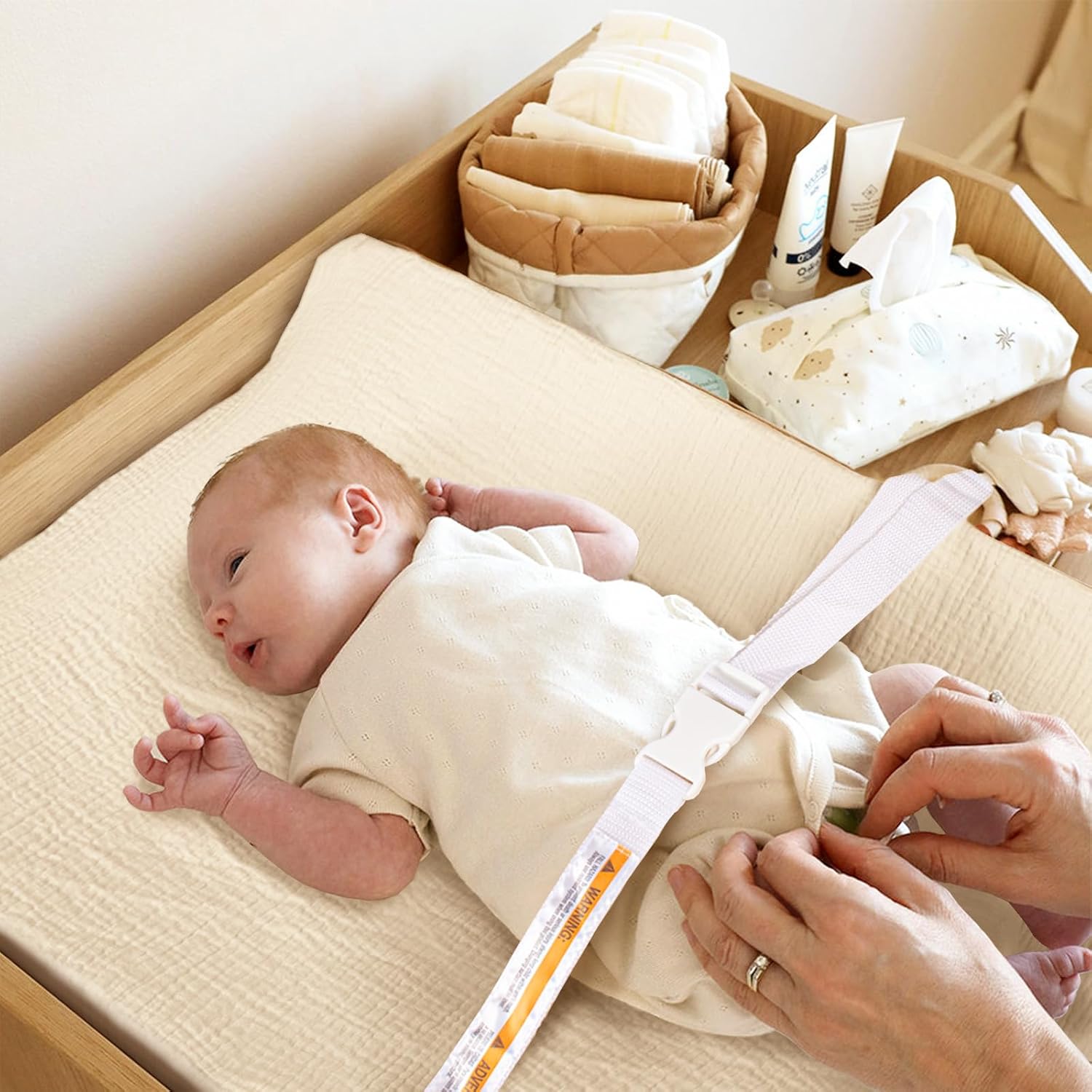 PRIMLECT Muslin Changing Pad Cover 3 Pack