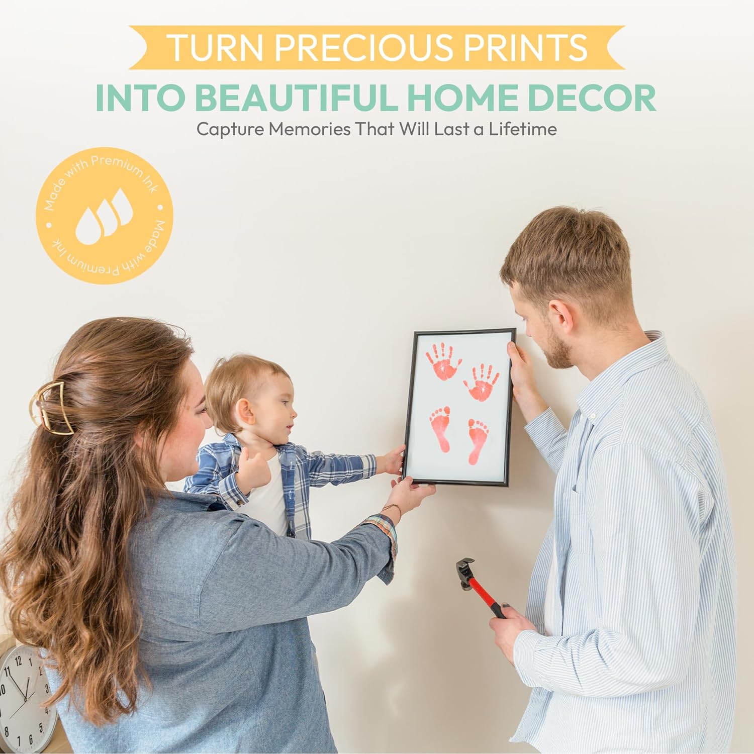 Clean Touch Ink Pad for Baby Handprints and Footprints