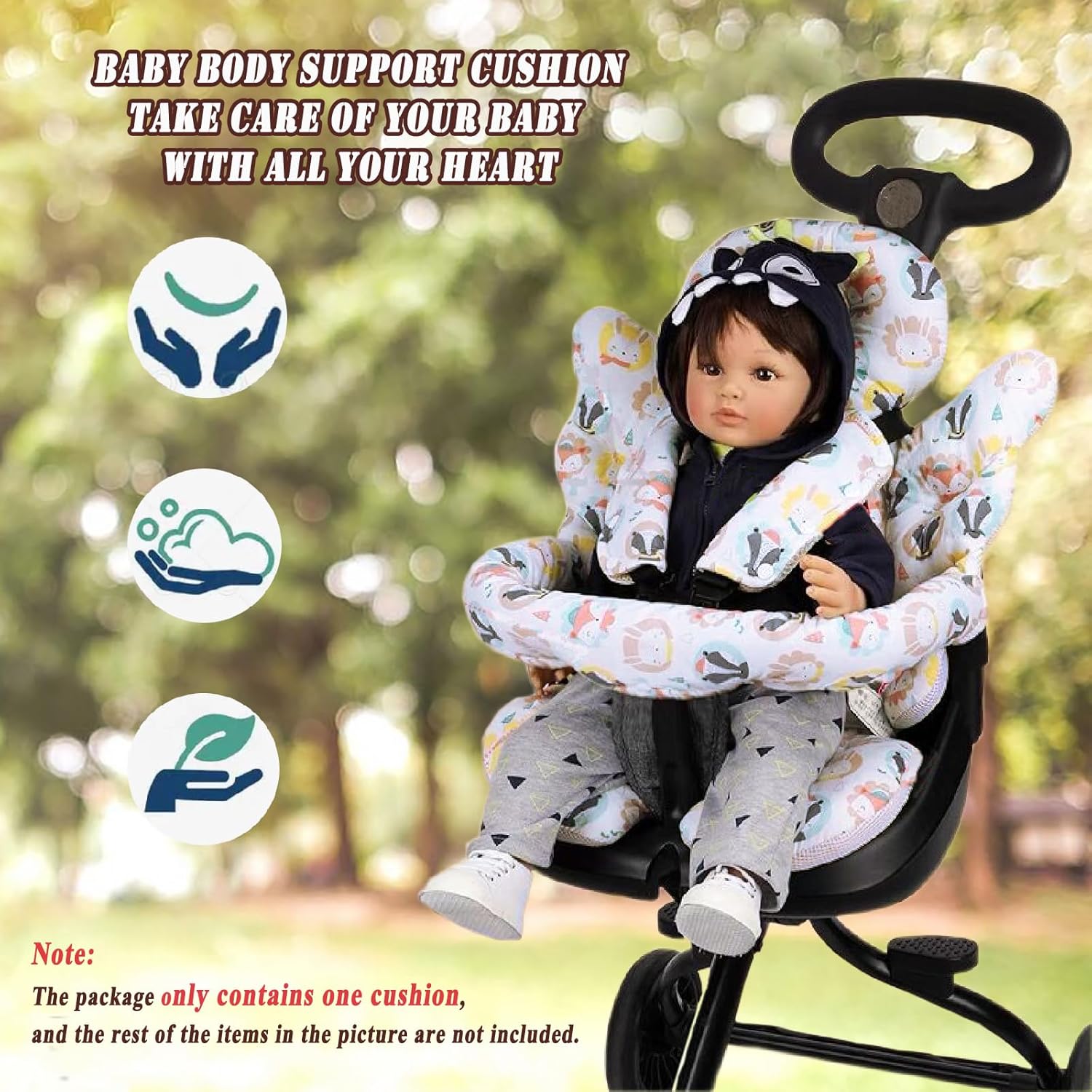 StoHua Infant Head Body Support Cushion