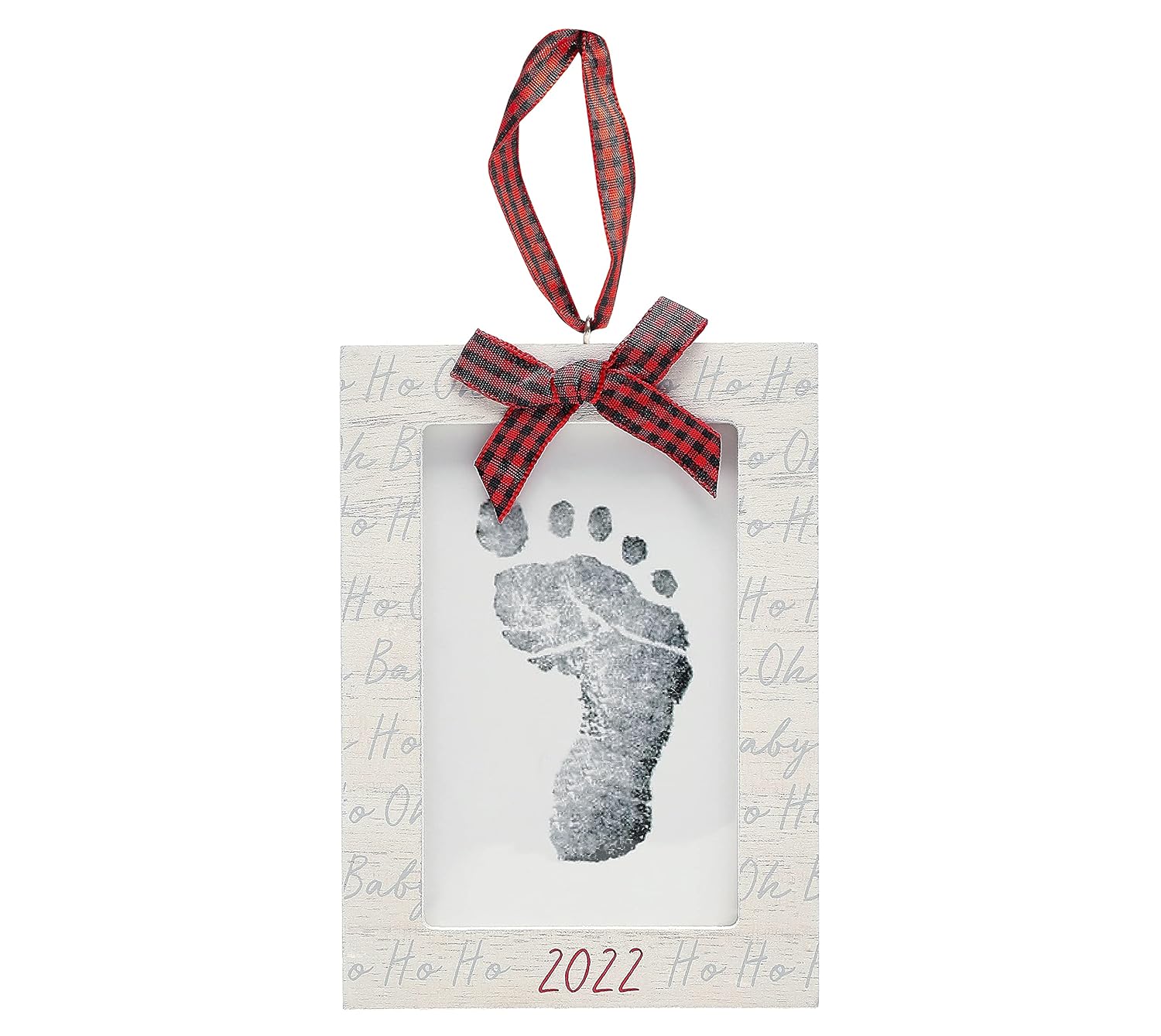 Kate Milo 2022 Baby Footprint Christmas Ornament