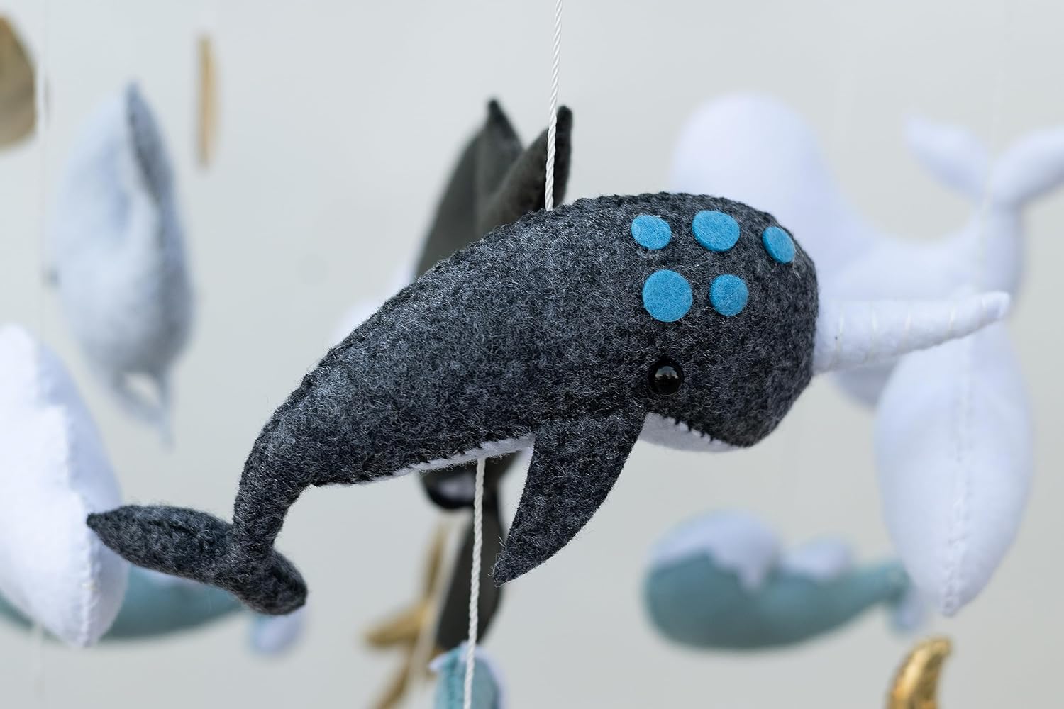 Fox Dream Ocean Animals Baby Mobile Whale