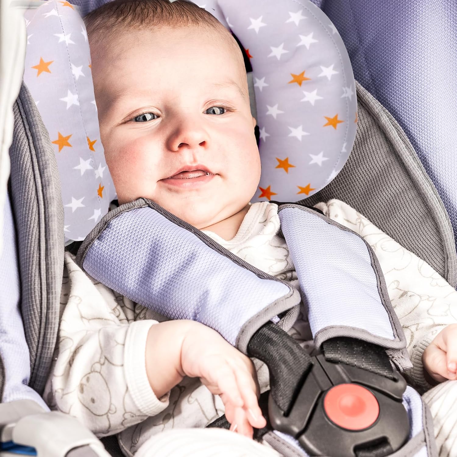 KAKIBLIN Adjustable Head Neck Support Pillow for Babies