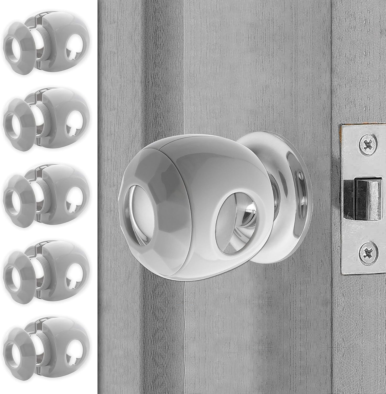 Driddle Door Knob Baby Safety Cover 5 Pack