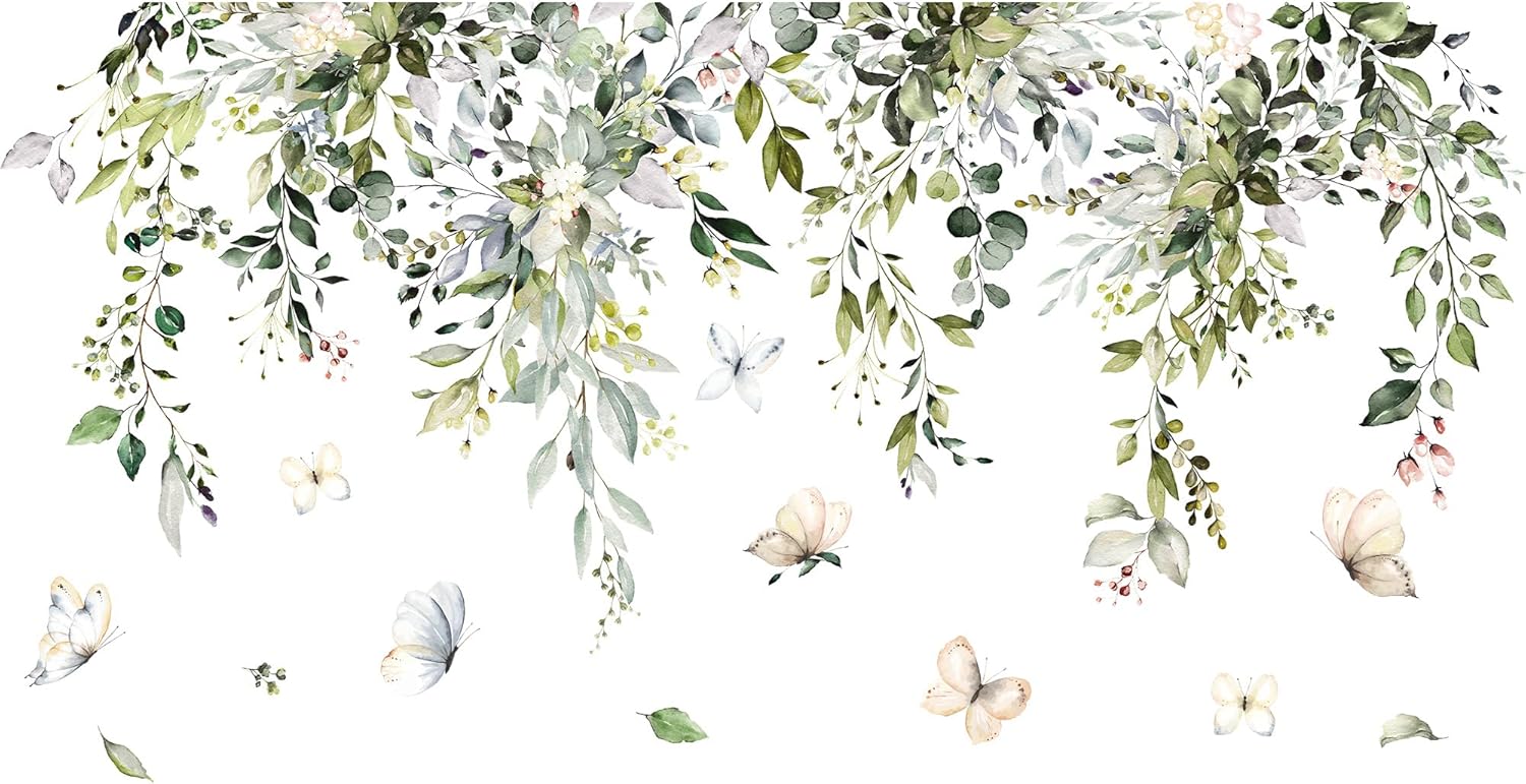 Amaonm 3D Rainforest Plants Wall Stickers