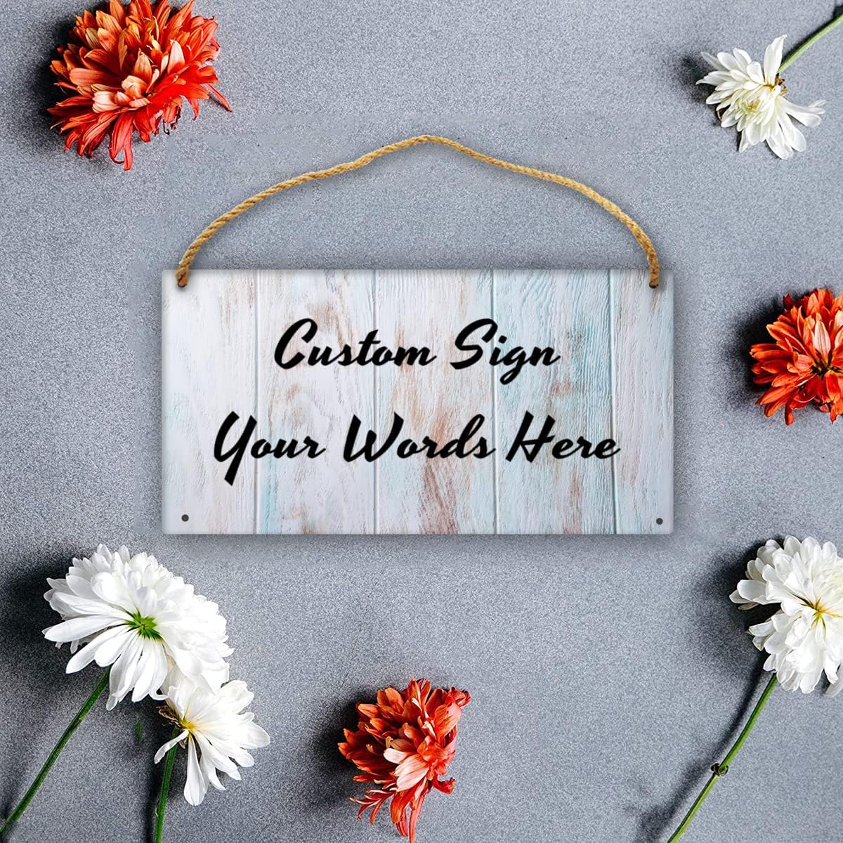 Custom Rustic Wood Signs for Farmhouse Decor