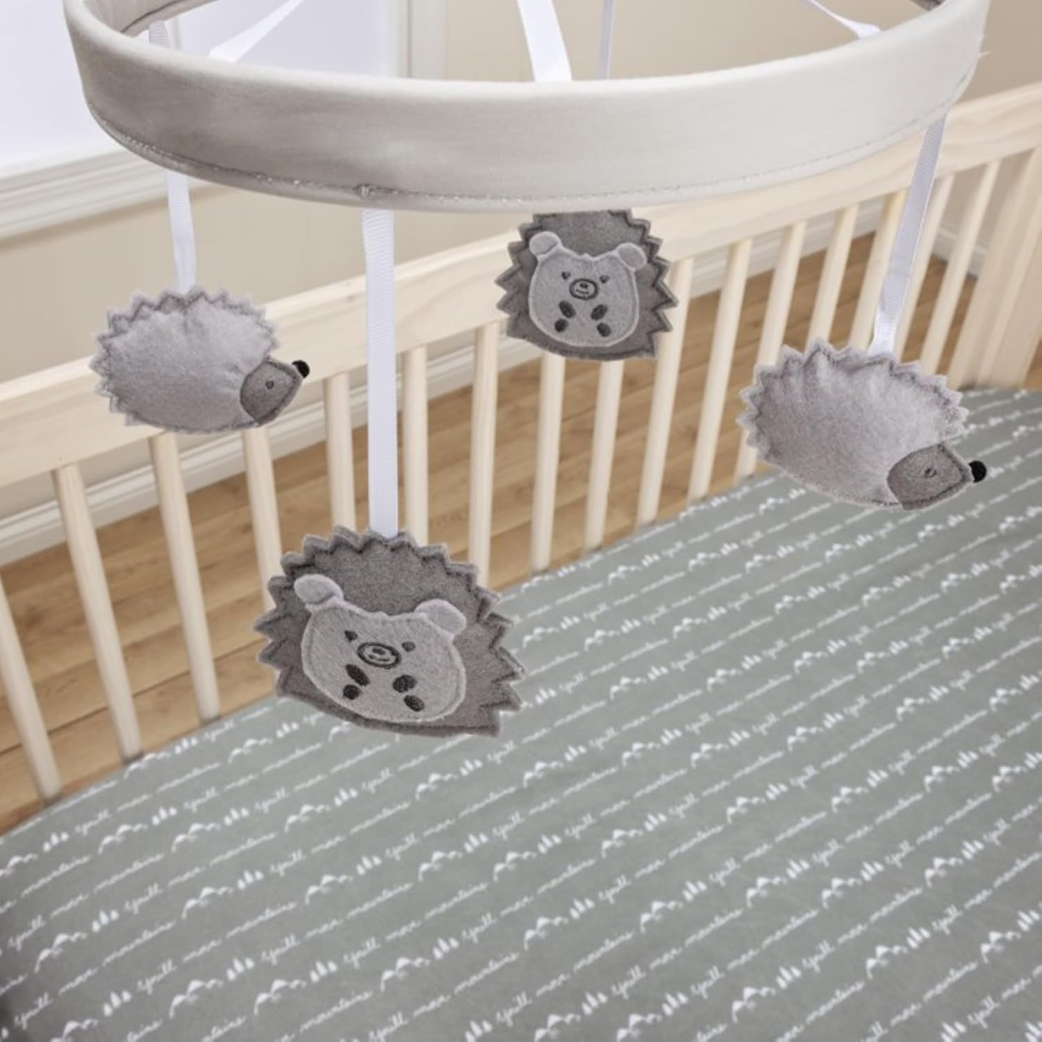 Sammy Lou Hedgehog Crib Mobile with Music