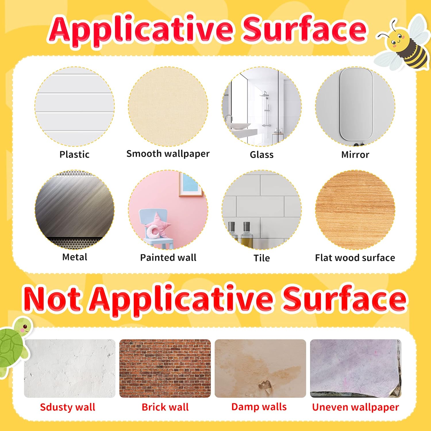 Educational Number Wall Decals for Kids 1-10