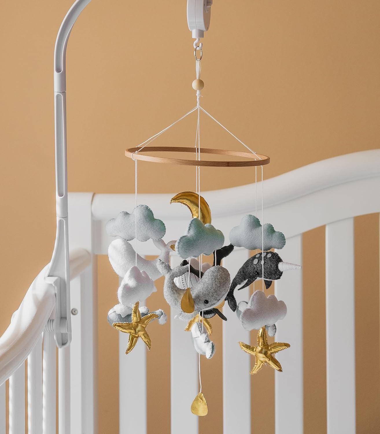 Fox Dream Ocean Animals Baby Mobile Whale