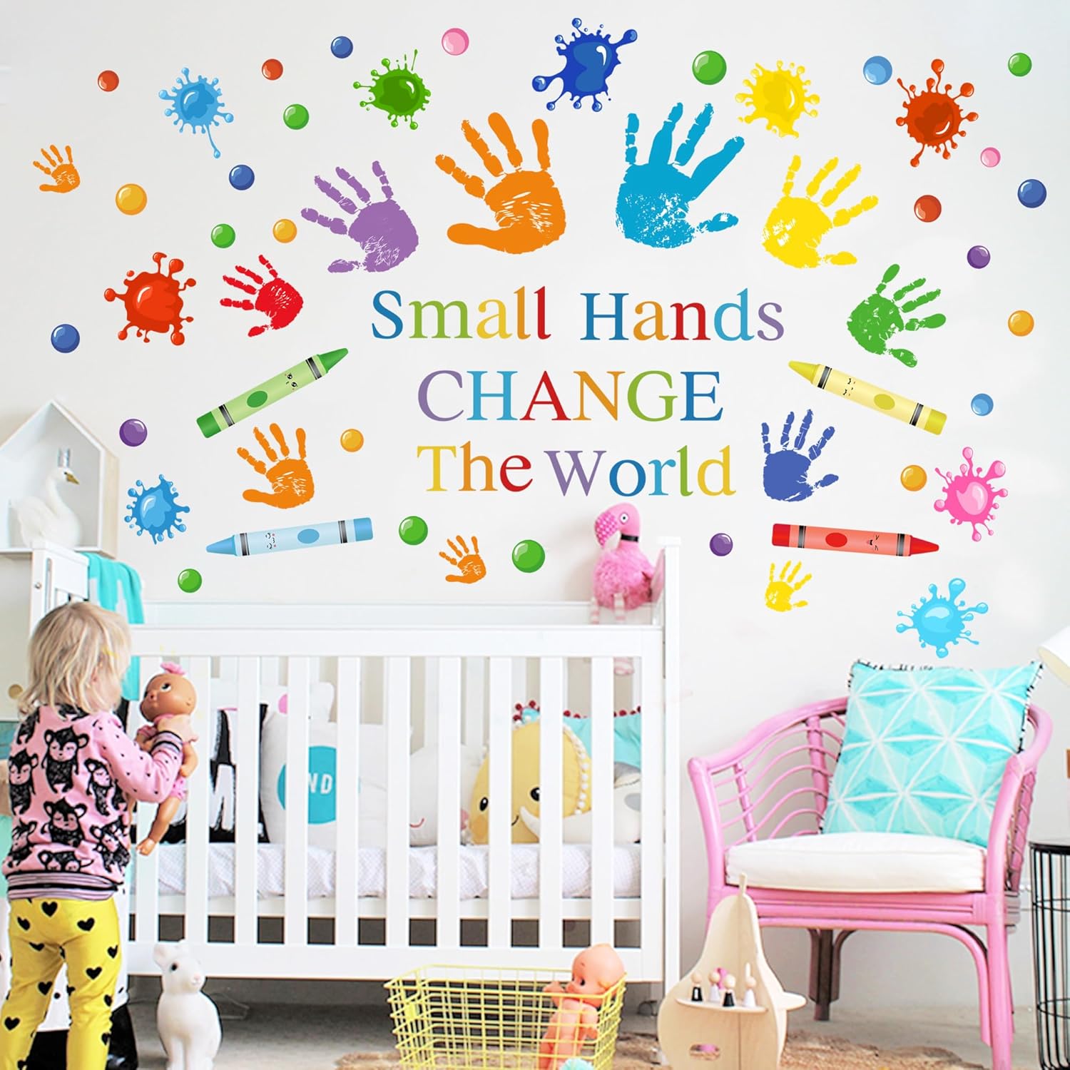 Colorful Inspirational Quotes Wall Decals for Kids Classroom Decor