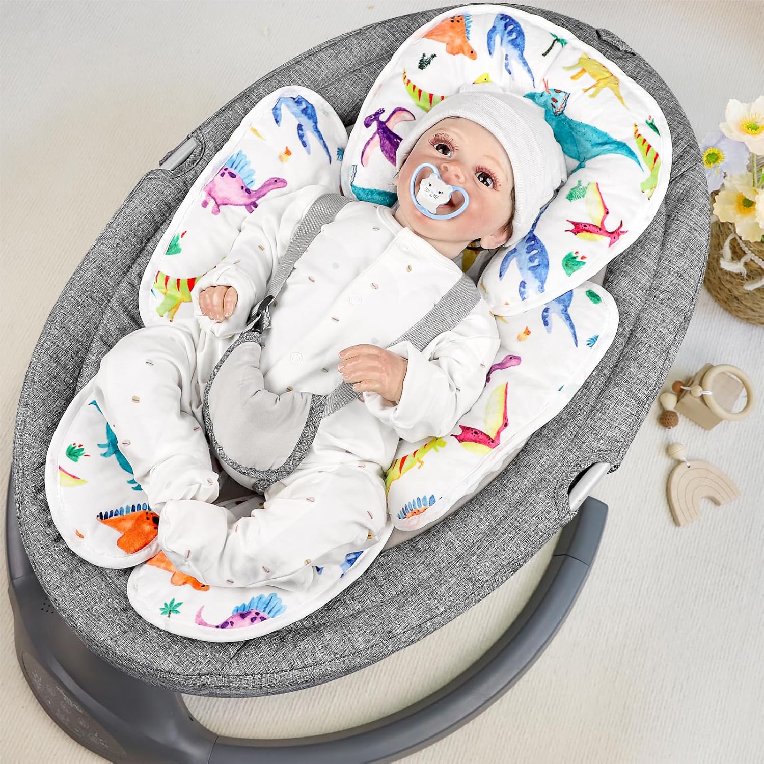 SWESEN Baby Car Seat Head and Body Support