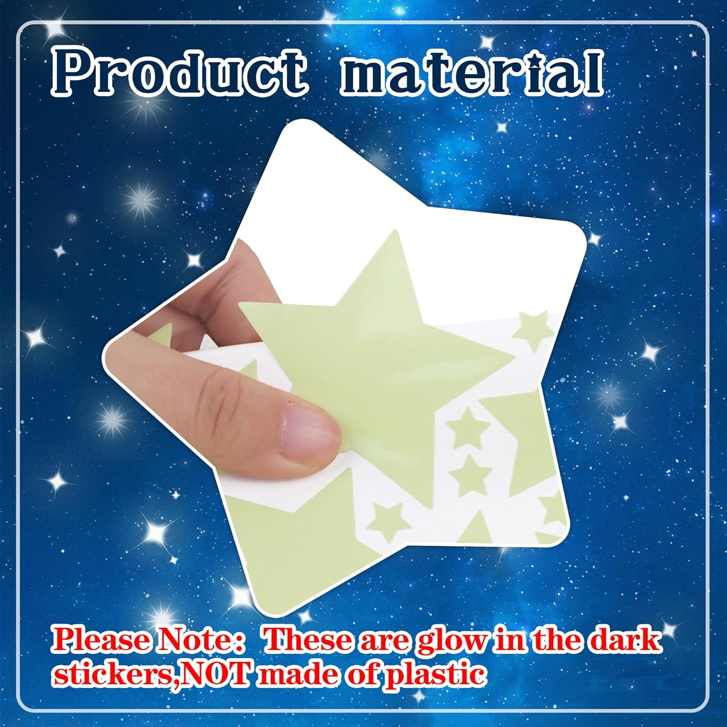 492Pcs Glow in the Dark Stars Ceiling Moon Space Wall Decals