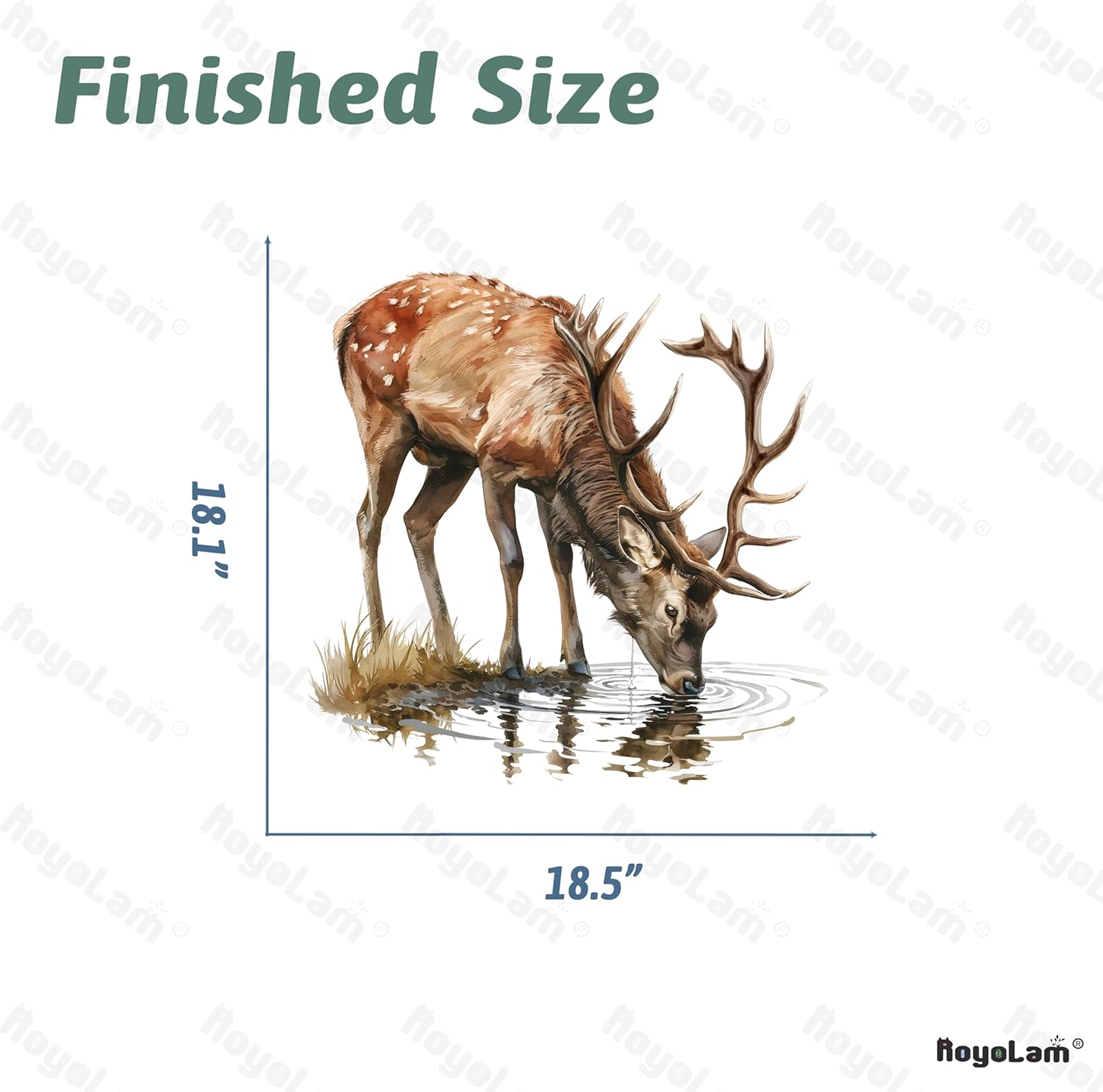 Deer Wall Sticker for Nursery Bedroom and Playroom Decor