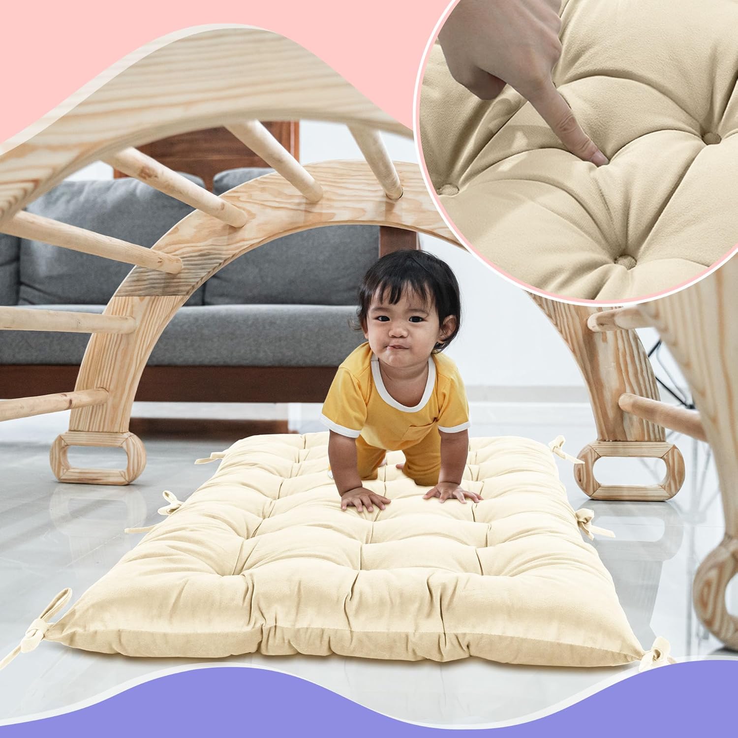 ROYALAY Premium Climbing Arch Mat Set for Kids