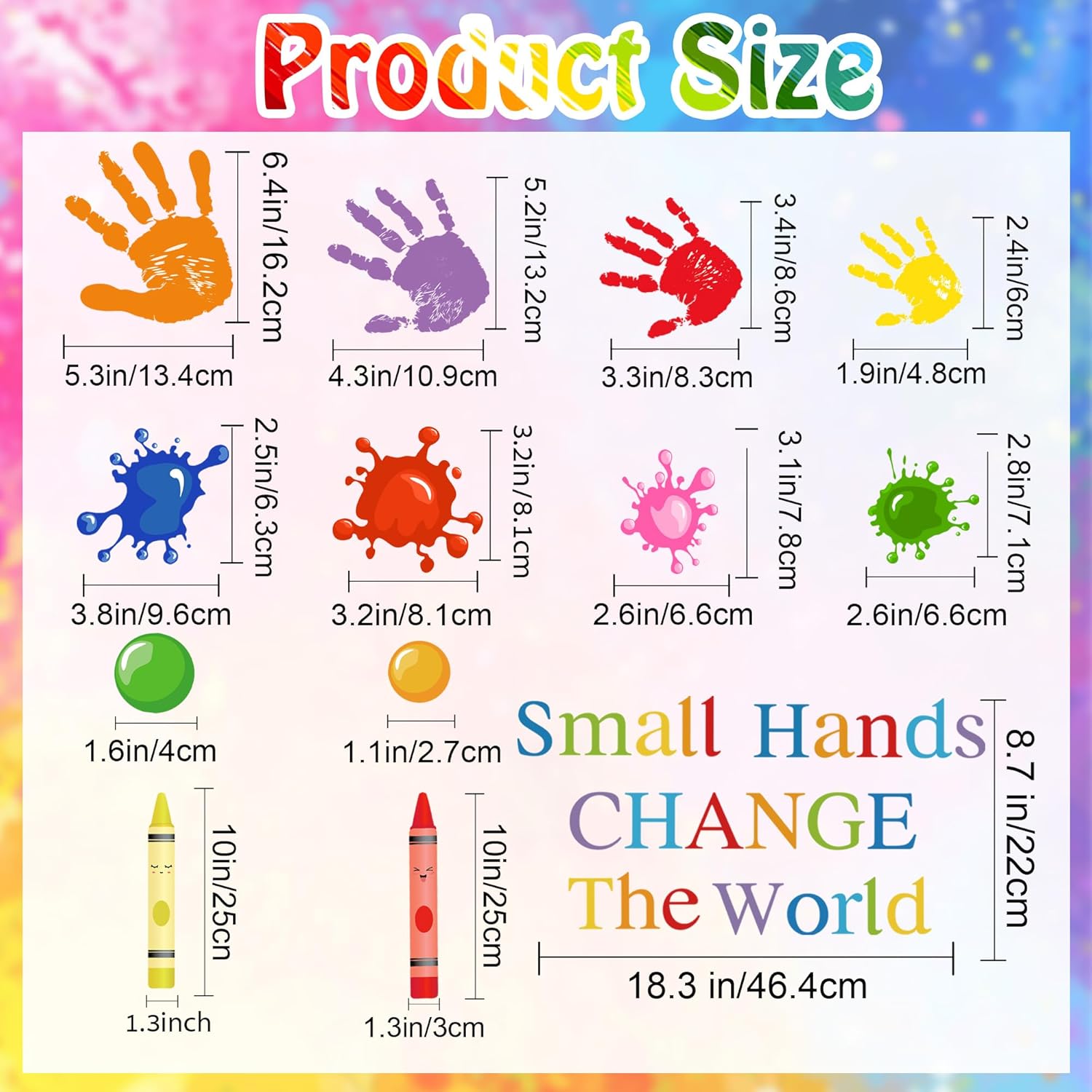 Colorful Inspirational Quotes Wall Decals for Kids Classroom Decor