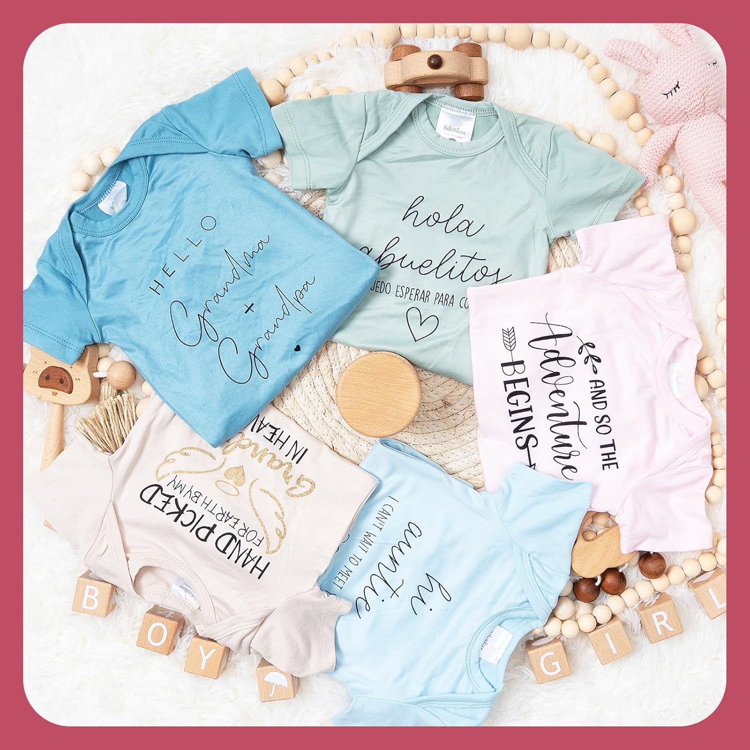 Baby Coming Soon Pregnancy Announcement Bodysuit for Grandparents