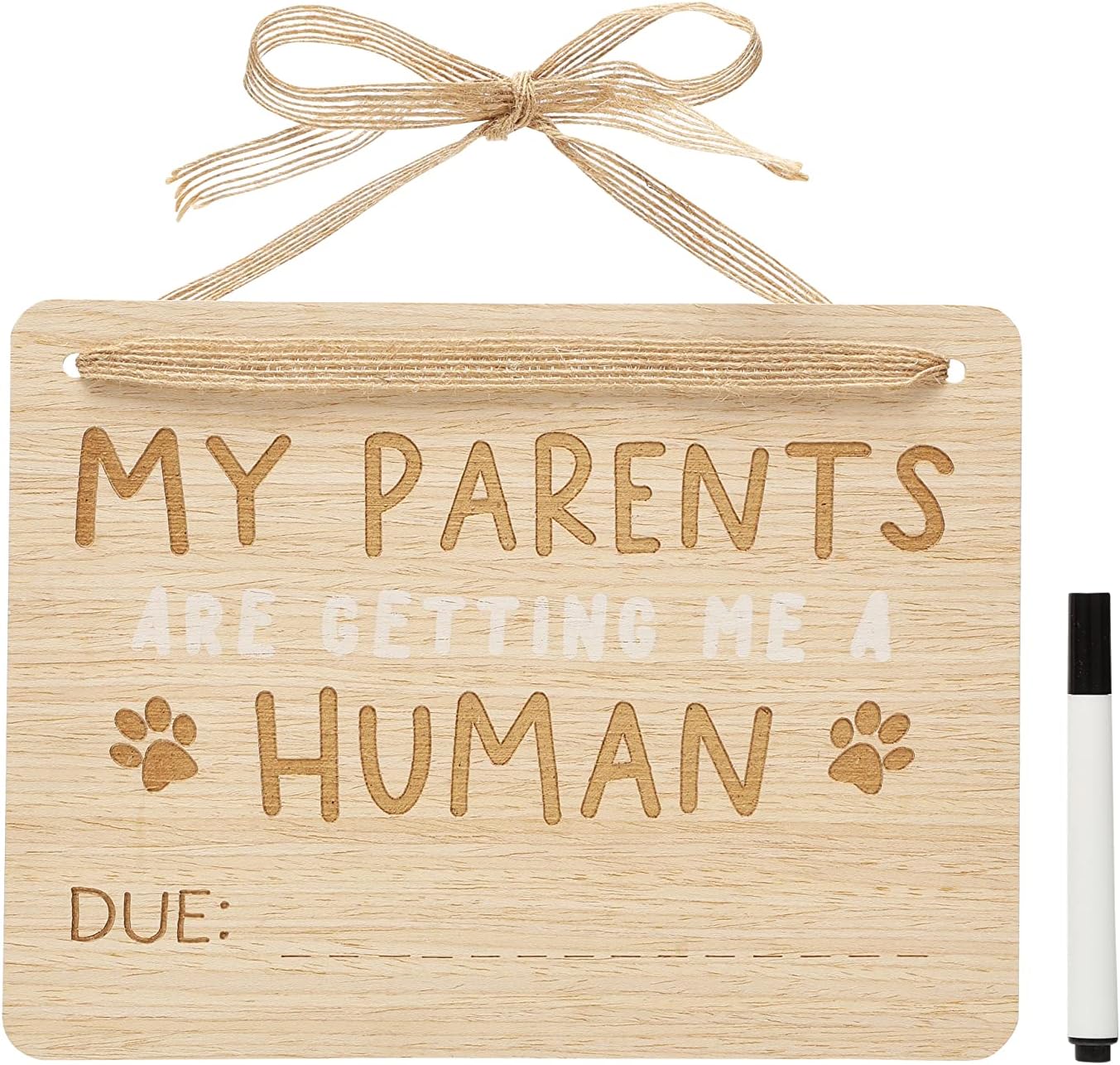 Pearhead Pregnancy Announcement Sign for Dogs