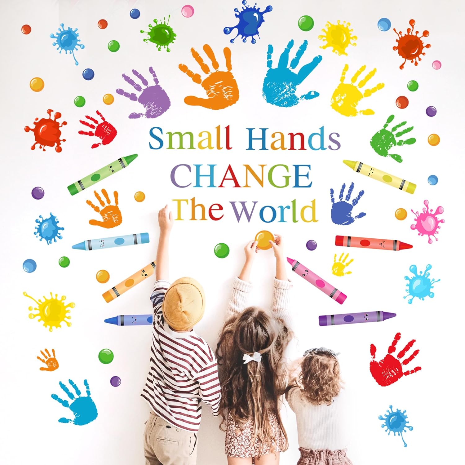 Colorful Inspirational Quotes Wall Decals for Kids Classroom Decor