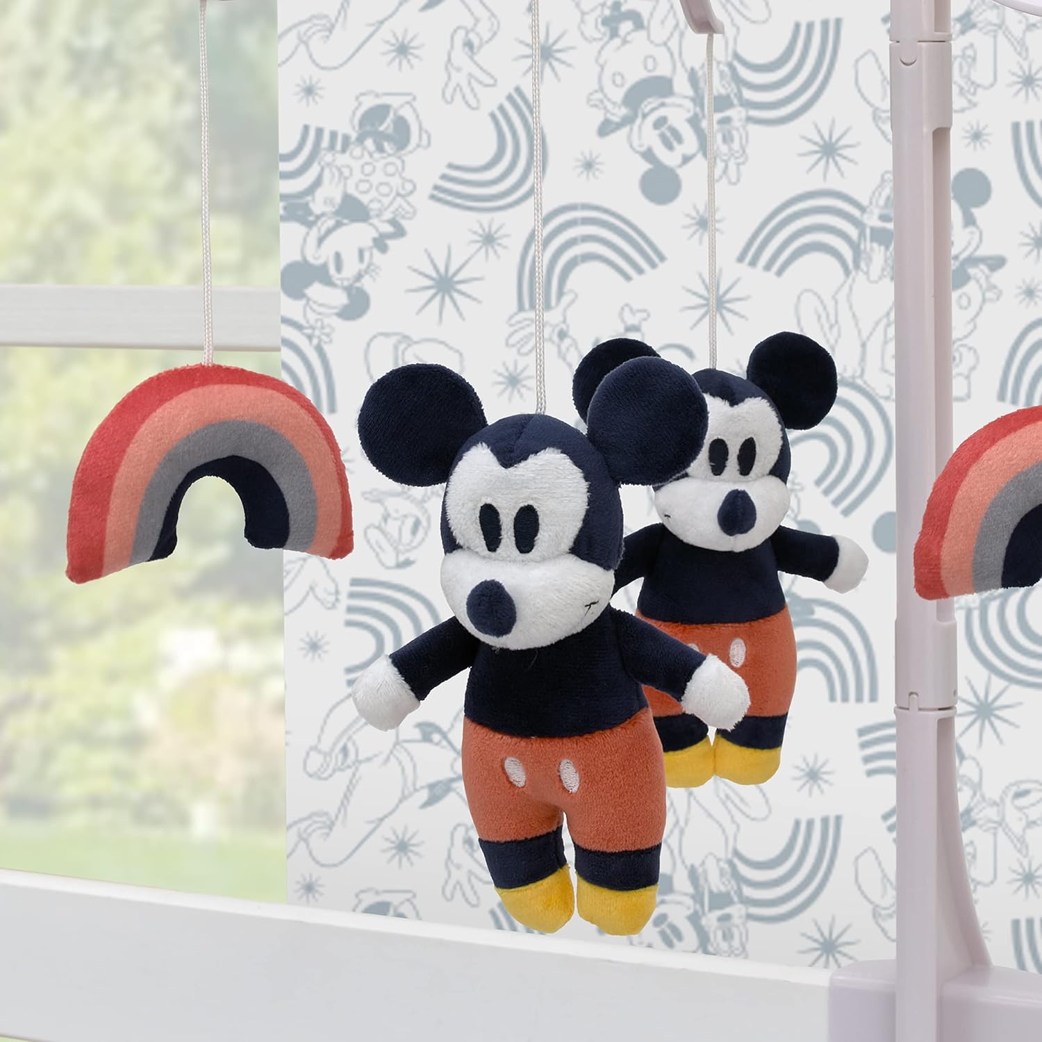 Disney Mickey and Friends Red and Black Mickey Mouse Musical Mobile