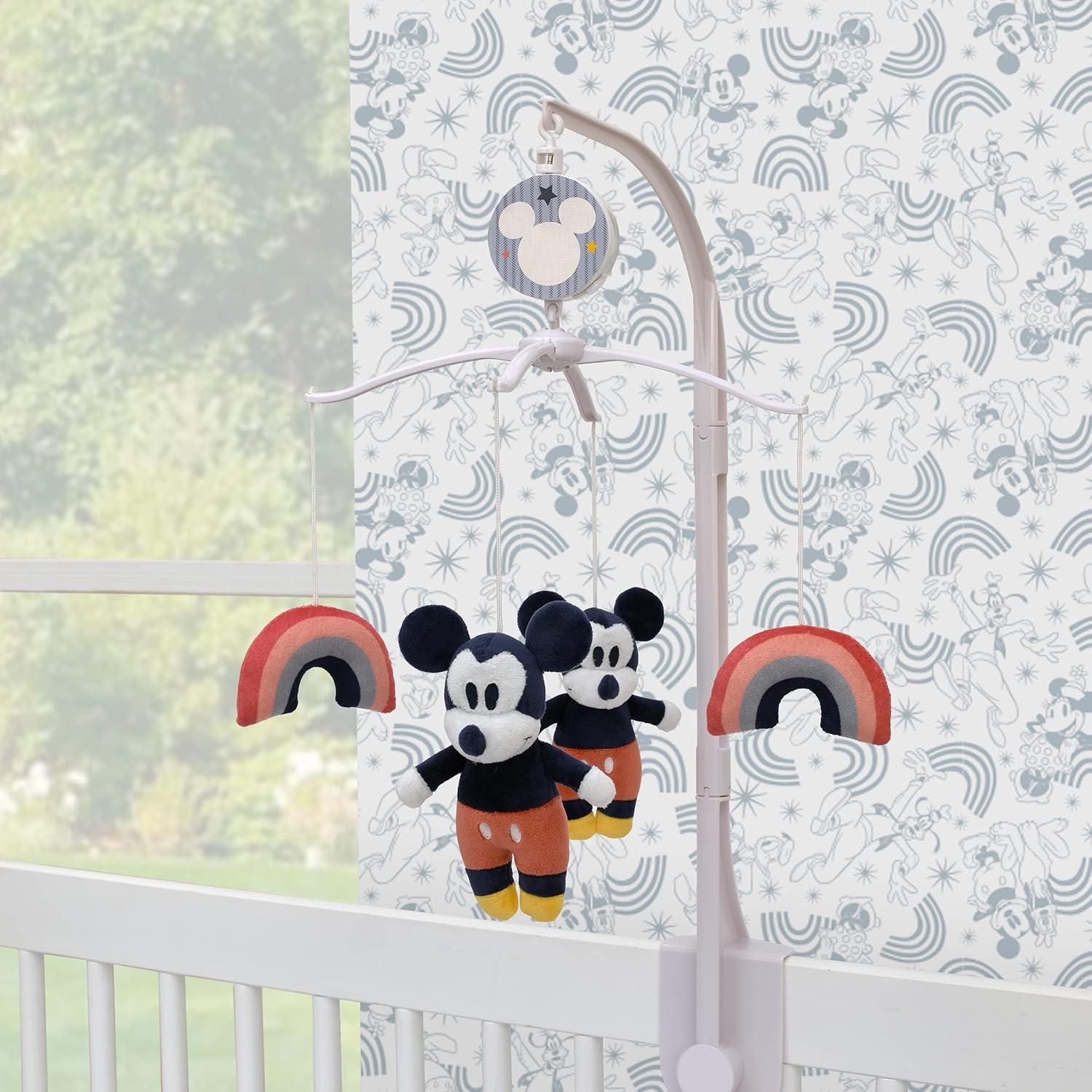 Disney Mickey and Friends Red and Black Mickey Mouse Musical Mobile