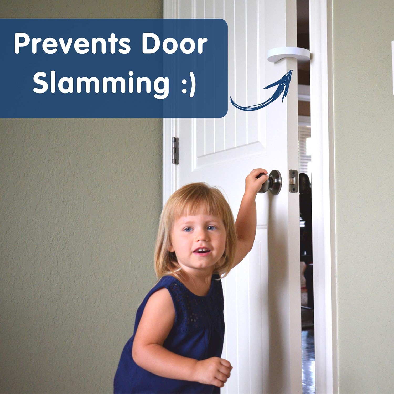 Wittle Baby Proofing Door Stopper 4pk - Soft EVA Foam Finger Guard