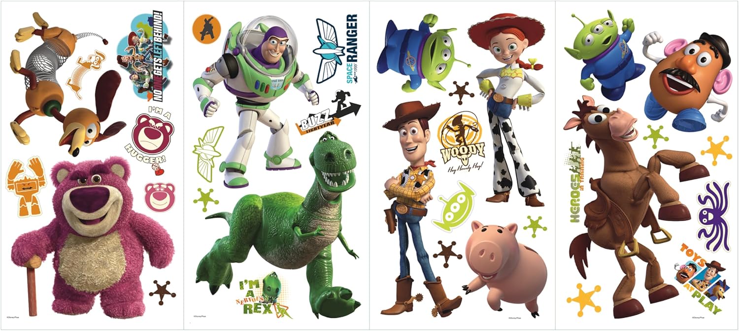 RoomMates RMK1428SCS Toy Story 3 Peel and Stick Wall Decals 1
