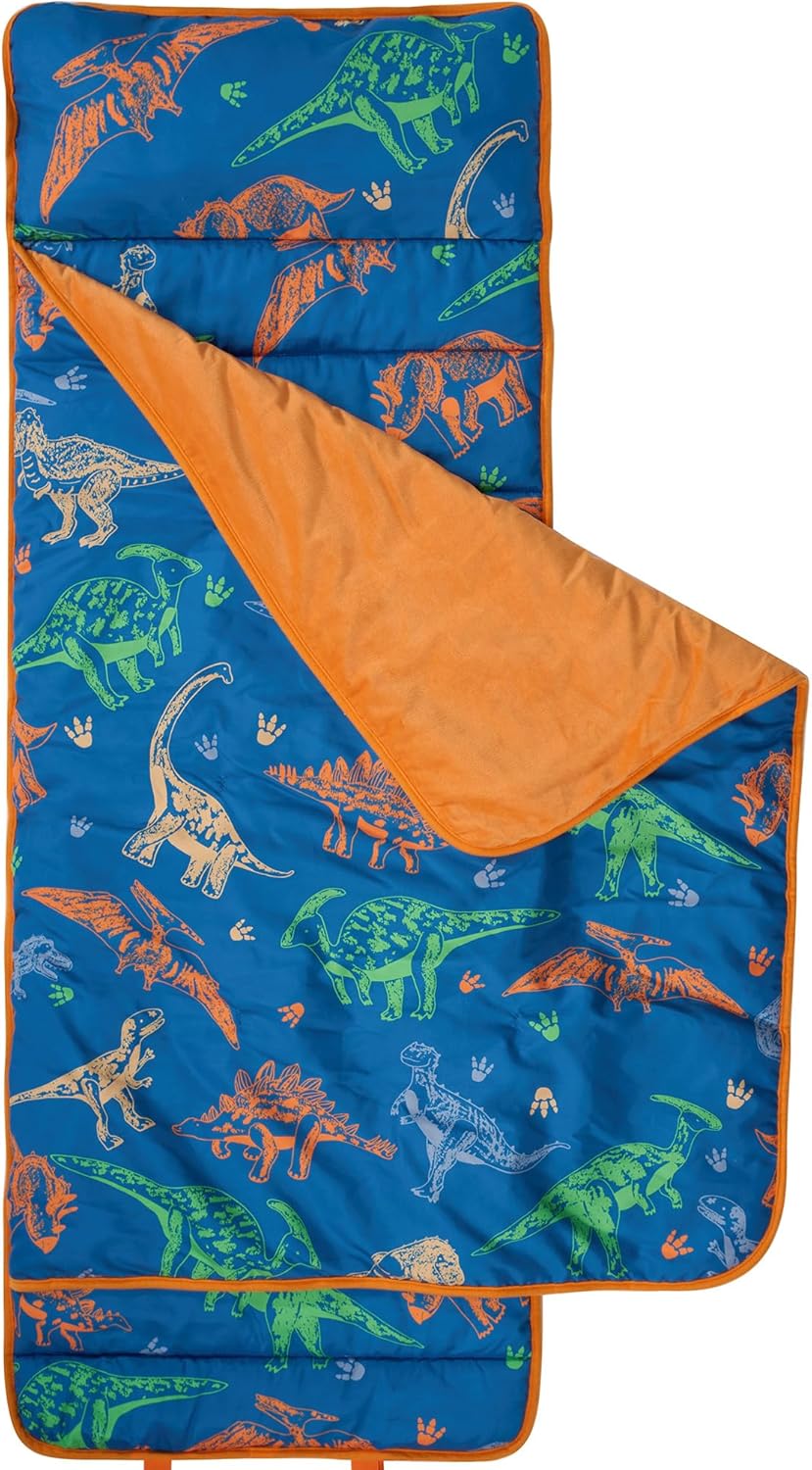 Deppon Toddler Nap Mat with Pillow and Blanket