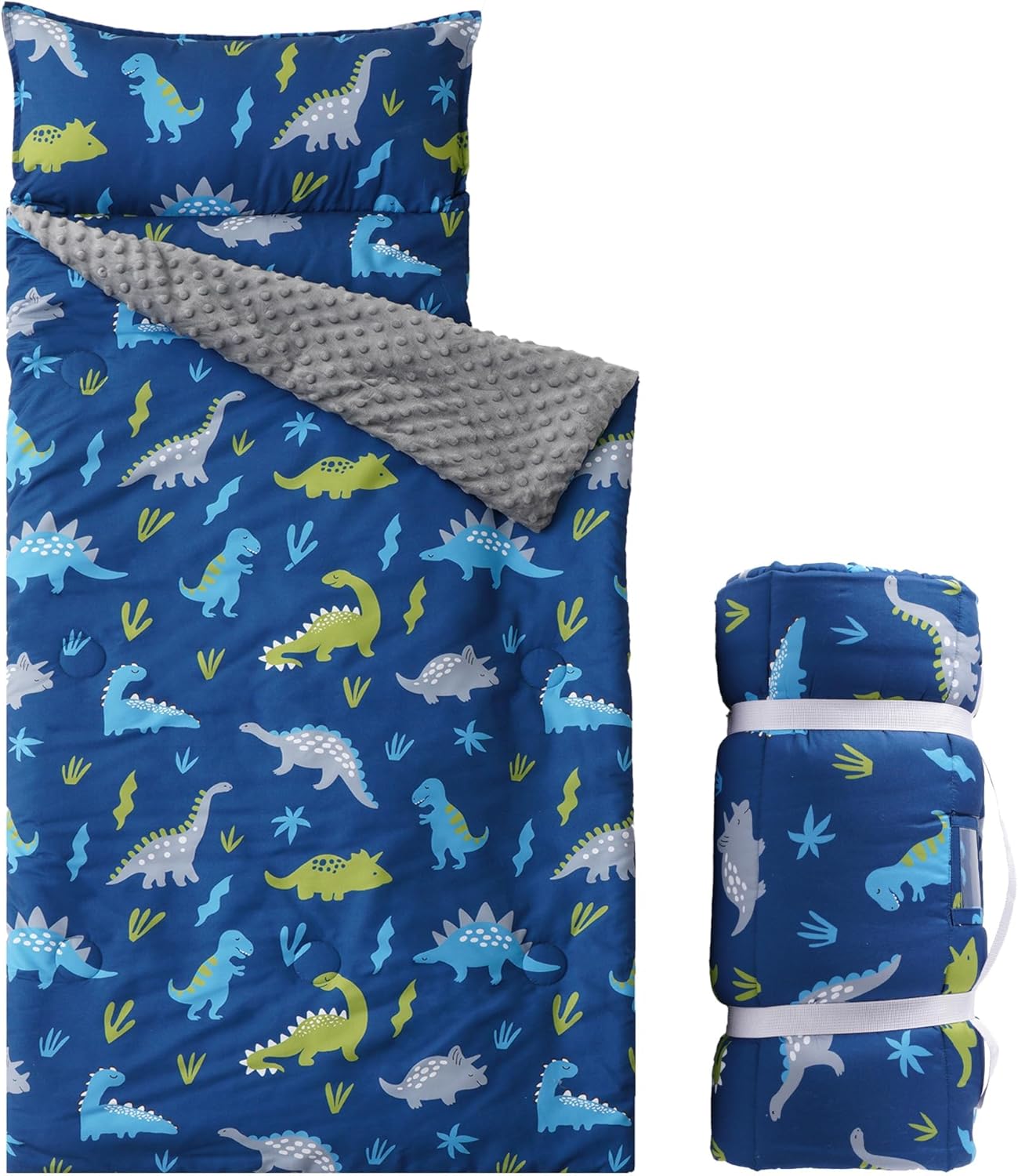 Bunnikins Clover Toddler Nap Mat with Pillow 1