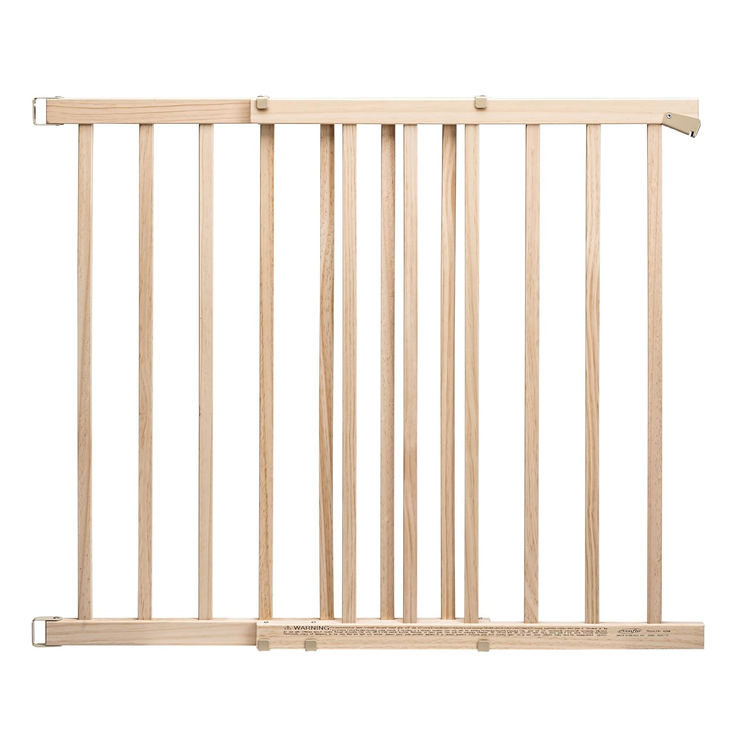 Evenflo Extra Wide Tall Safety Gate Hardware Mount Brown